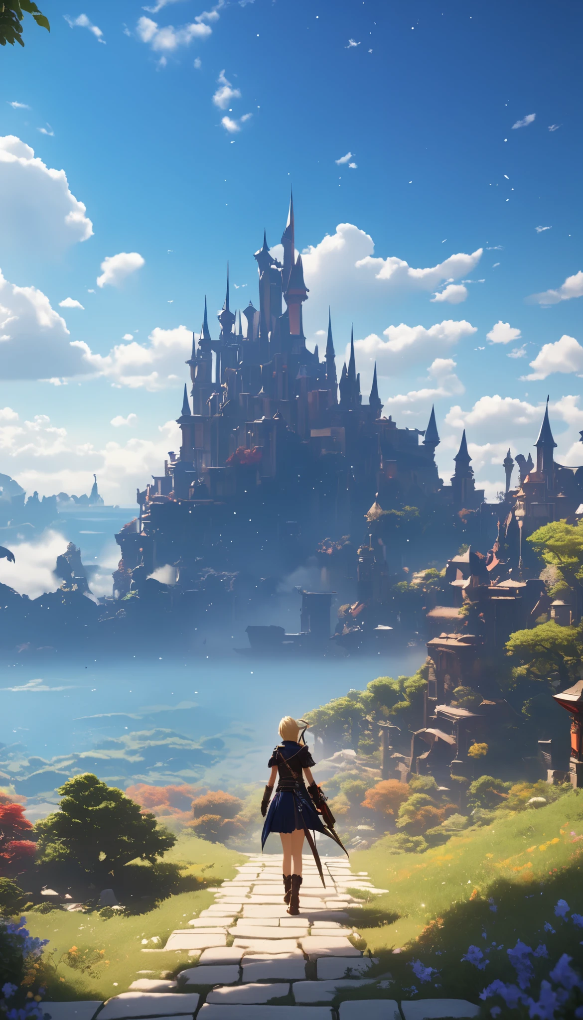 (8k, top quality, Masterpiece , Final Fantasy Style: 1.2),Atmospheric perspective, 8K, Very detailed, Accurate, Highest quality, masterpiece,タロットカード, エルフ