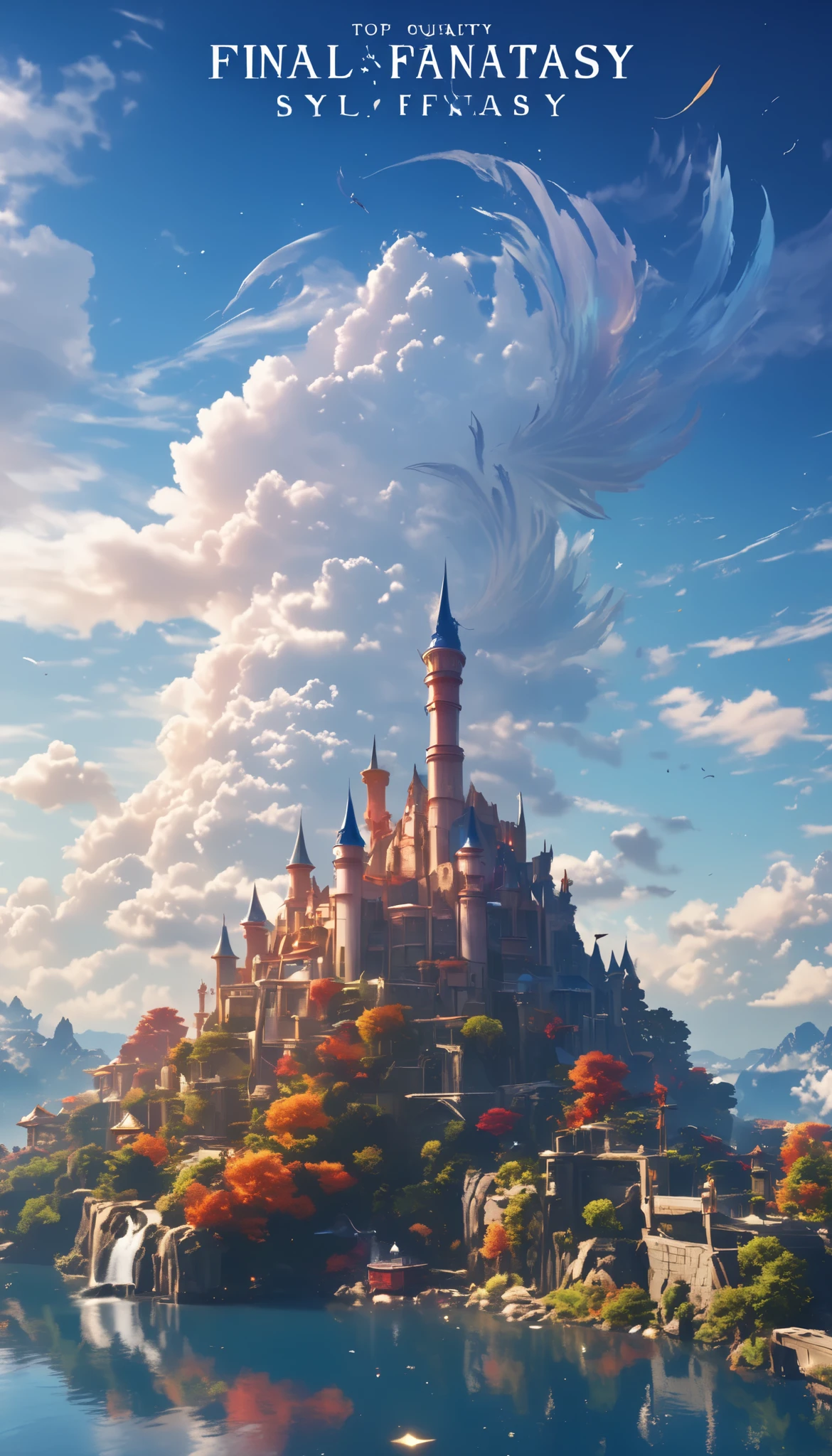 (8k, top quality, Masterpiece , Final Fantasy Style: 1.2),Atmospheric perspective, 8K, Very detailed, Accurate, Highest quality, masterpiece,タロットカード, エルフ
