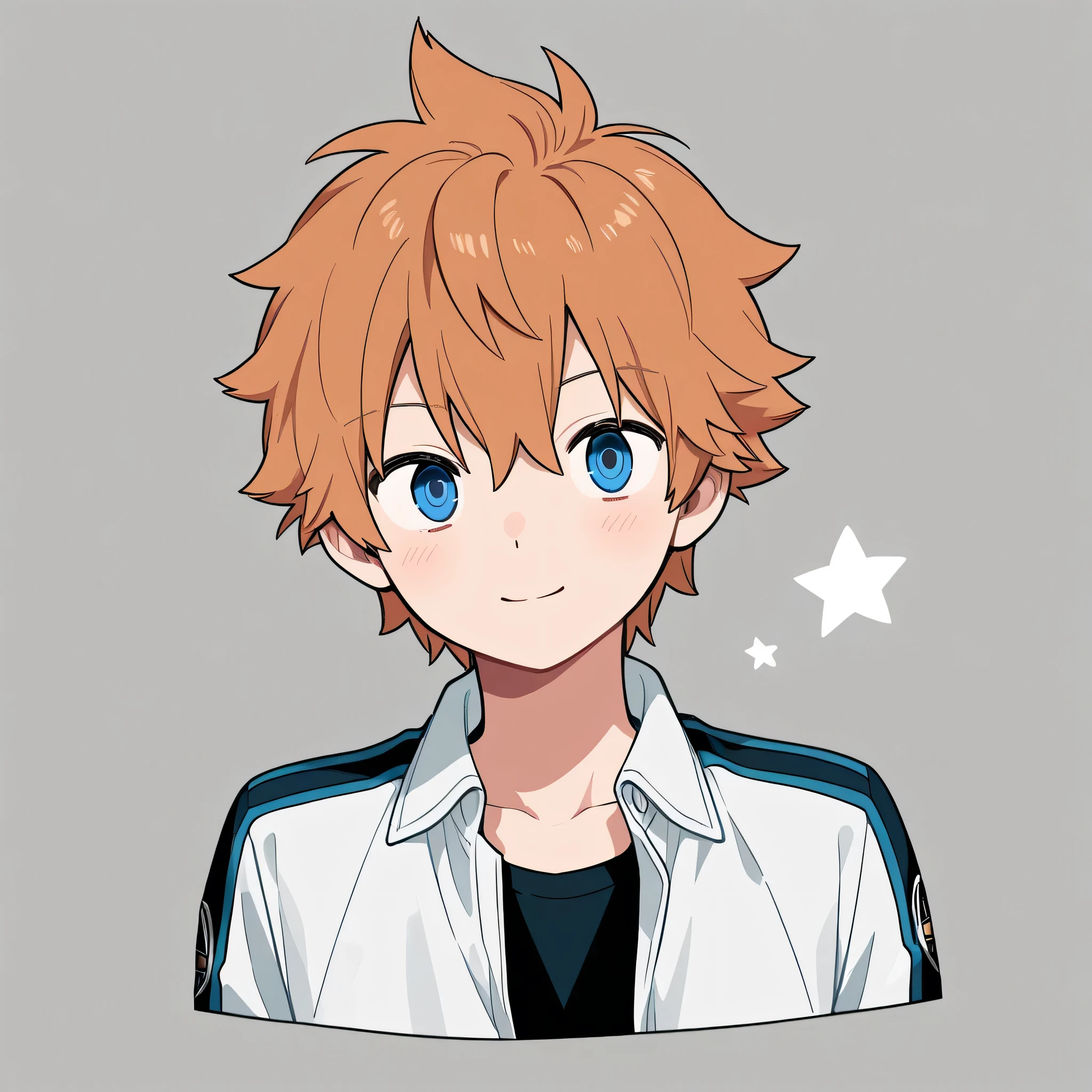 World Trigger male character style picture with only a face