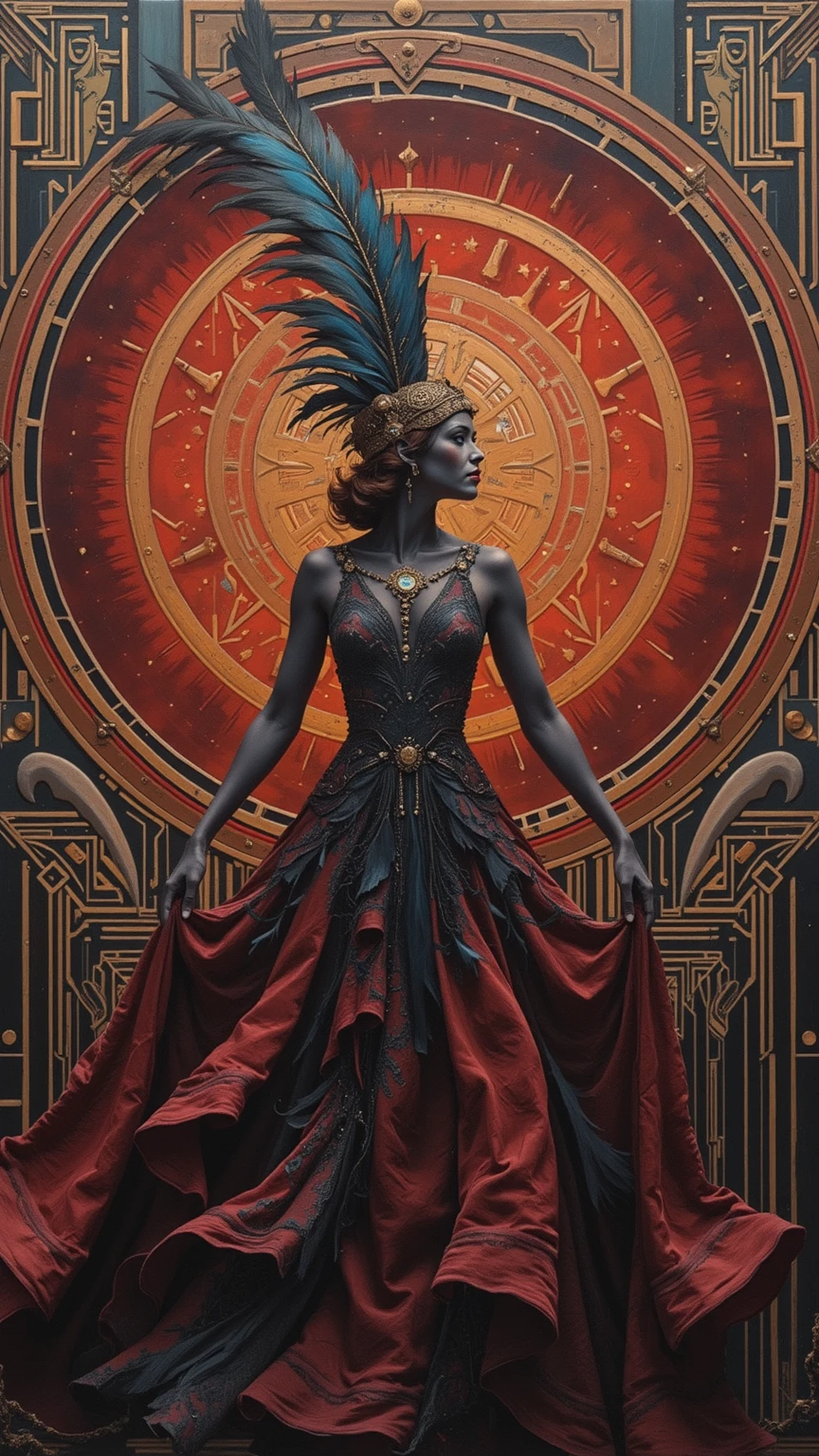 Detailed medieval gothic portrait of cyberpunk style, futurista (neon: 1.1) desgaste reflexivo, scientific fiction, robot parts, Gold Parts, Face of Cinematic Light Machine, reflexos, polido ef 50mm, ((arte de Greg Rutkowsky)), (studio ghibli :1.1), artgern, arte, illustration, ((ambiente escuro)), ((vegnette)), ((HDR)) ((Minimum palette colors)), tons suaves, cores suaves, cores escuras, calmas, cores pastel altamente detalhes, detalhes intrincados, divindade