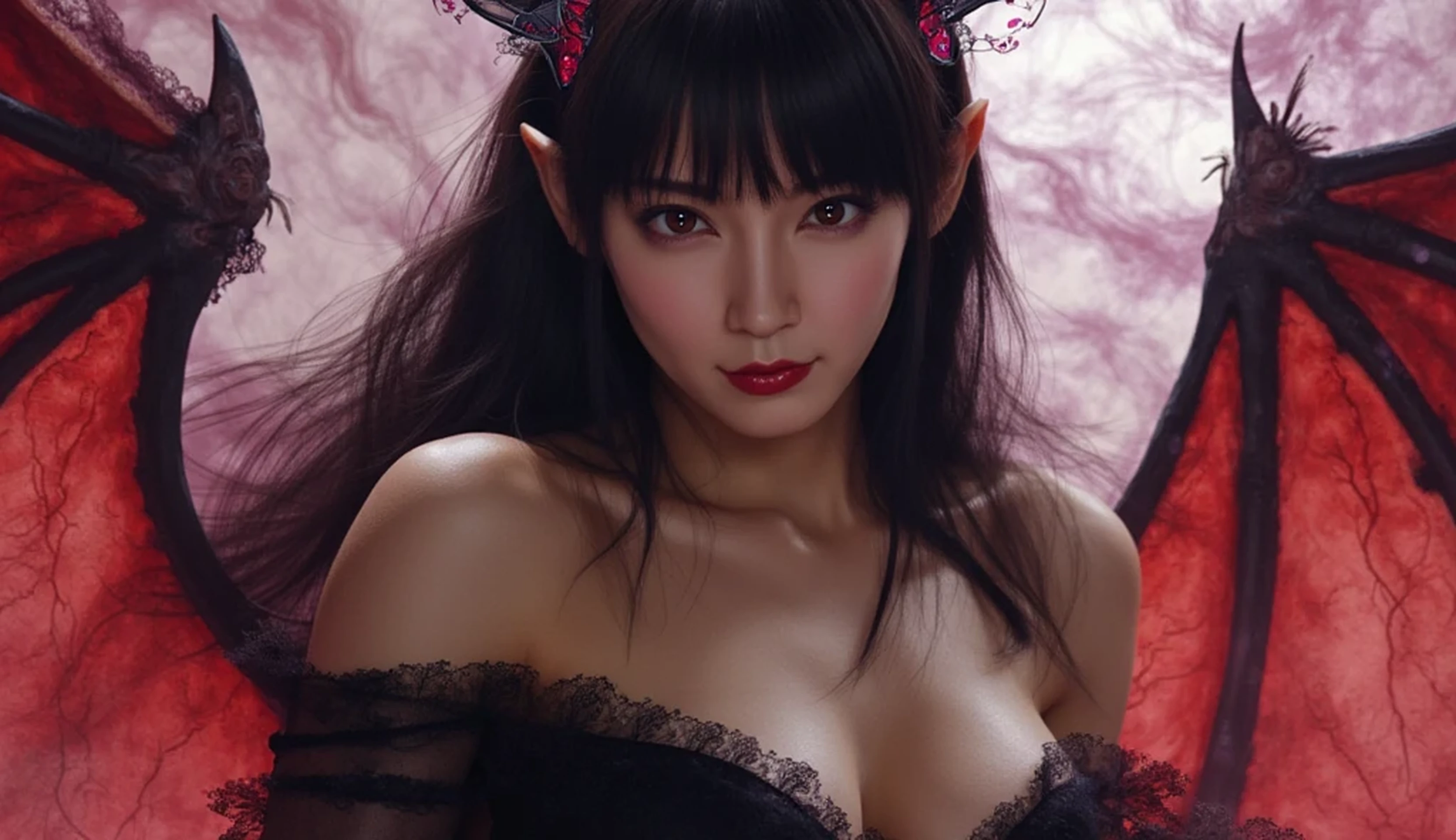 Bats are hilarious。Rather bizarre。There is a melancholy woman。realistic bondage