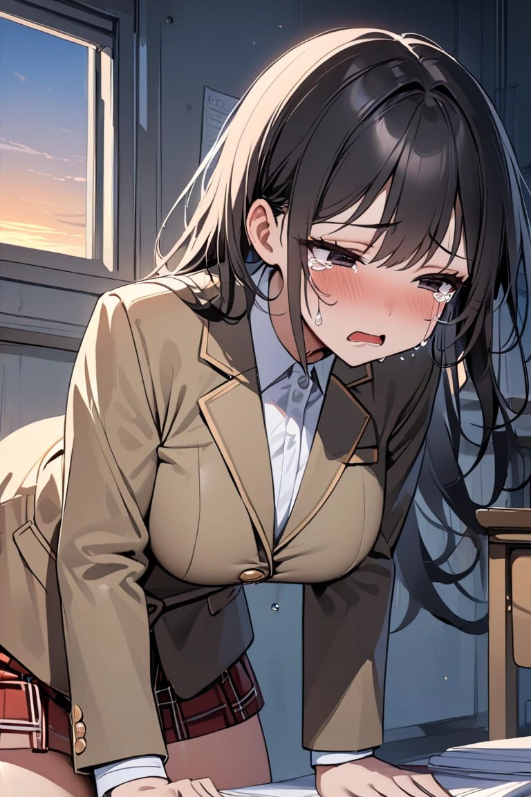 She turns her face to the side and smells the dick,She gets excited by smelling the dick,smile,She doesn't touch the dick,(the guy with a hard cock stands there just for the woman to see his cock),(steam),She is looking up at the dick,No one touches the dick, (They are facing each other)