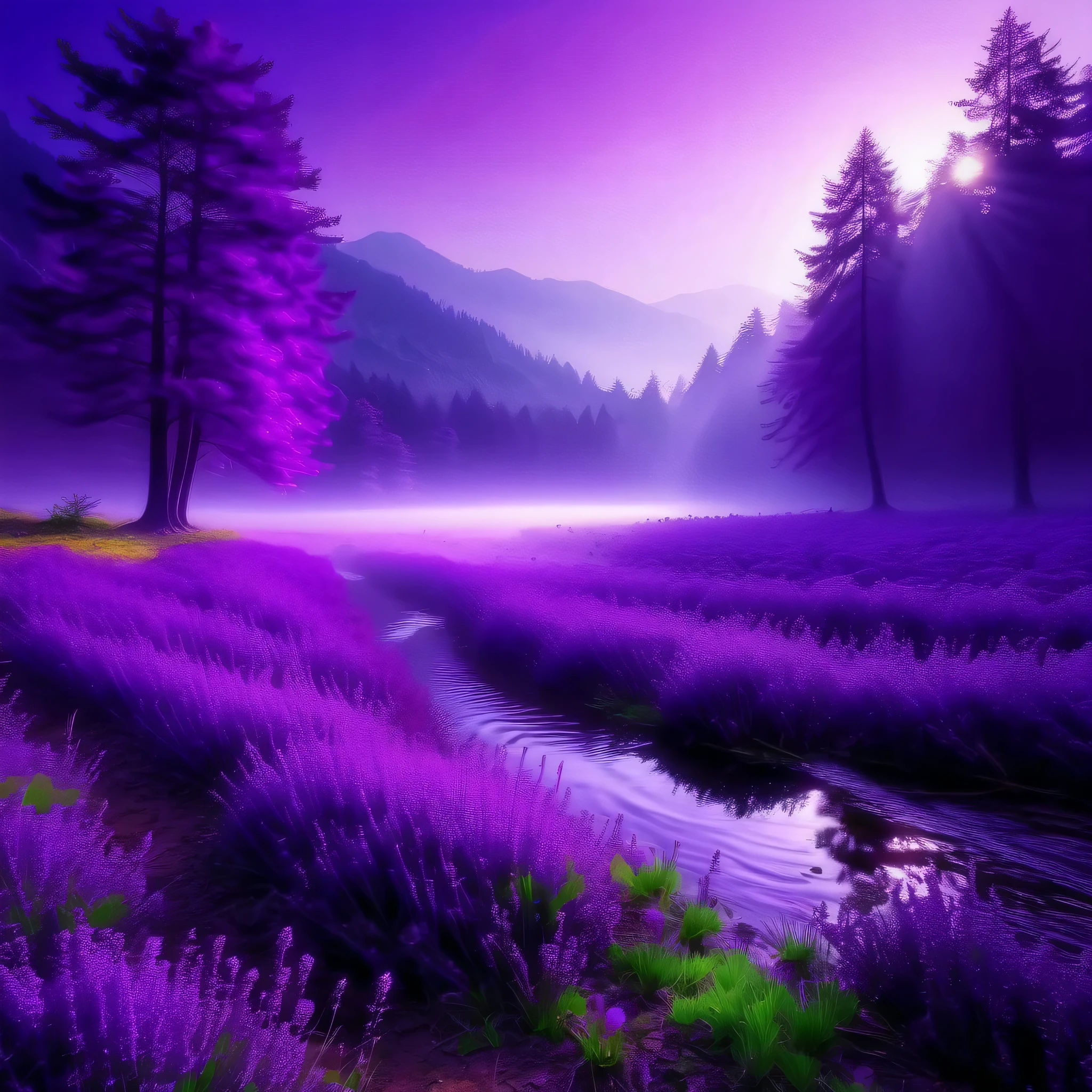 Make me background purple nature