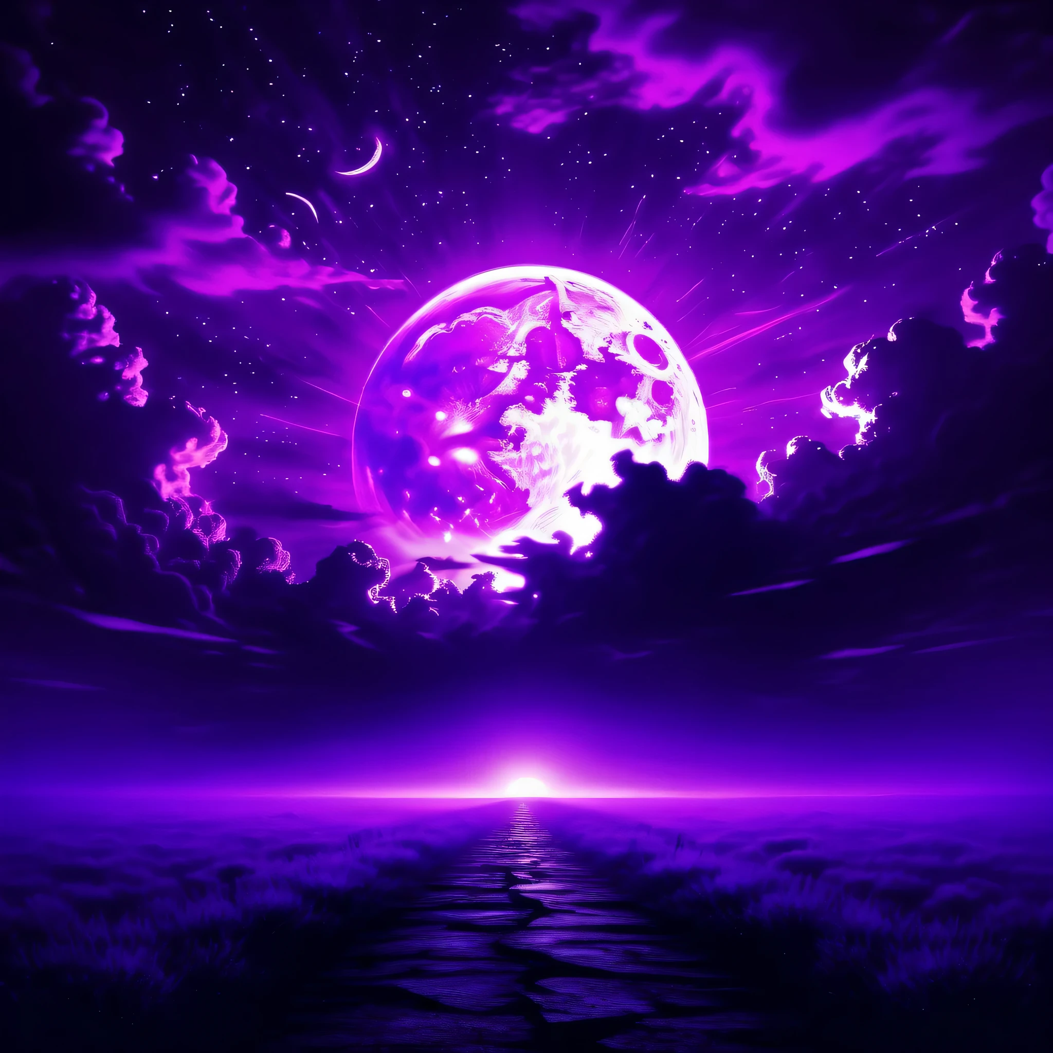 Make me background purple end time style