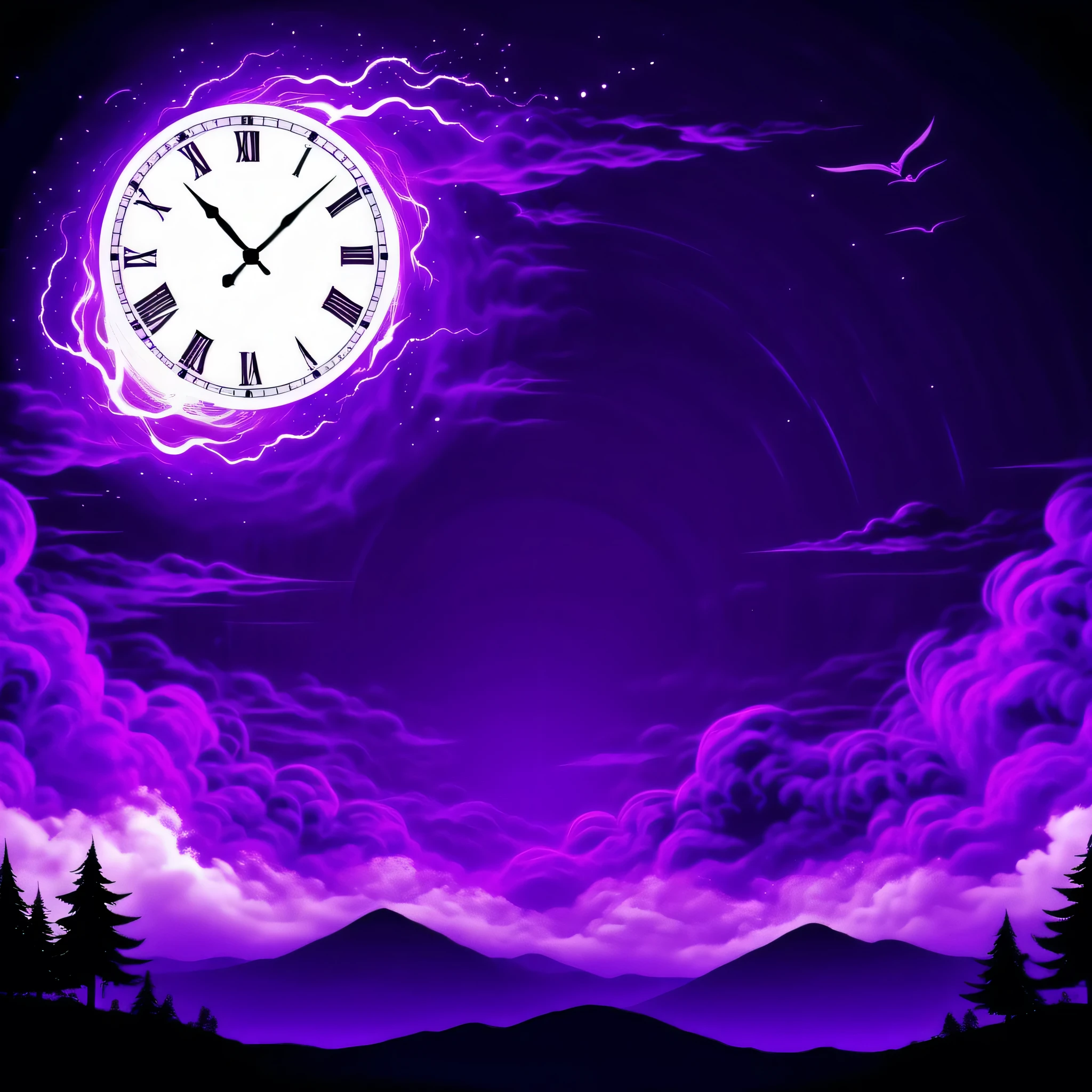Make me background purple end time style