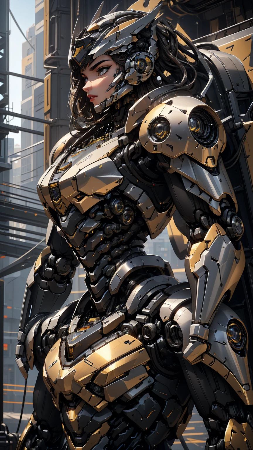 Blockbuster，tmasterpiece，super detailing，Dark_fantasy,Cyberpunk,(Chainsaw,chainsawman,Red:1.1),1人,Mechanical Wonder,Robotic presence,cybernetic guardians,wearing a worn-out mech suit，iintricate，（Steel metal[rusted]），ellegance，Clear focus，Photo by Greg Rutkowski，gentlesoftlighting，vivd colour，tmasterpiece，（（the street）），cow boy shot，dynamicposes，8K，Wallpapers，超高分辨率