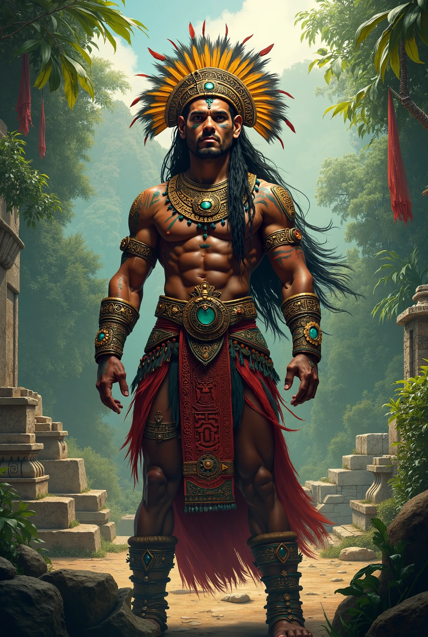 male filipino mythical character with a mask