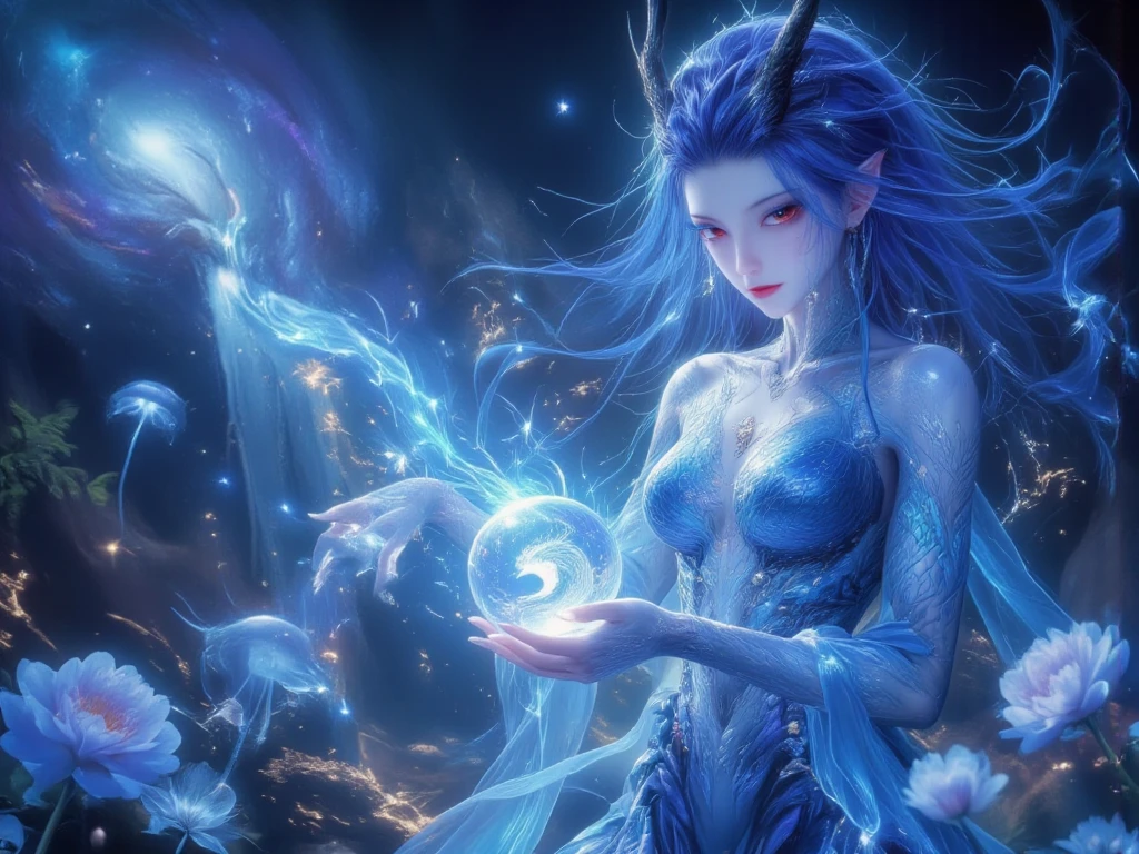 ((highest quality)),(ultra high resolution),(Super detailed),(detailed description),((best CG)),(best work of art),super precision art,amazing drawing art,(Fantasy art with precise details:1.5), Utopia of eternal spring,coloured butterflies、The blue sky spreads everywhere、clear stream、small flowers々、
