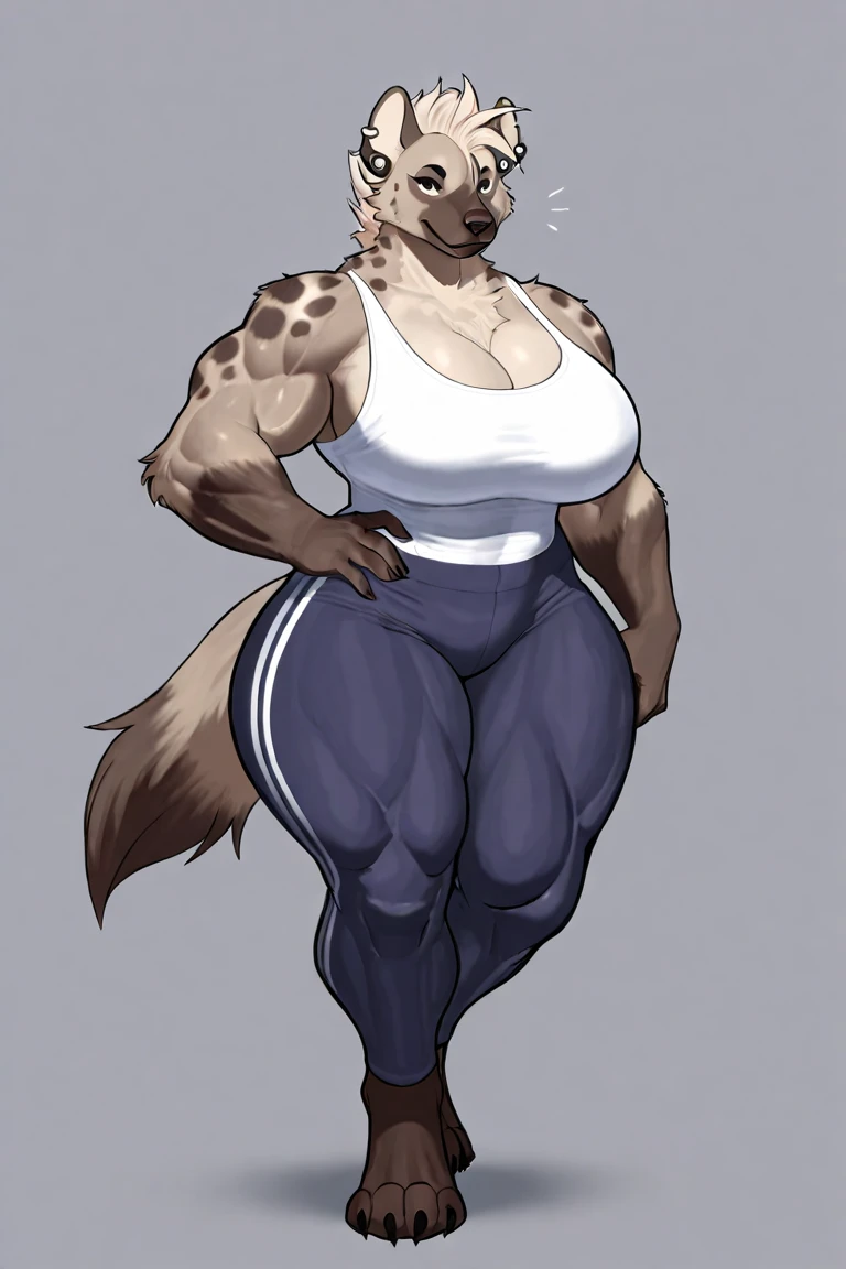 (realistic), uploaded on e621, high quality, 4k, 8k, adult, mature mother, (chubbymom), bigger, larger, (female overweight mother lizard), ((animal)), ((feral)), standing, spread legs, (animalistic proportions), ((plump innie pussy), pussyline, pussyoutlines), heavy legs, huge legs, huge thighs, wide hips, thick thighs, (nsfw), detailed background, florest, sexy, (flat chested), tall size, (by buta99, by bebebebebe, by con5710), thicc, (digitigrade), (tight yoga pants), fully clothed, full length clothing, bra