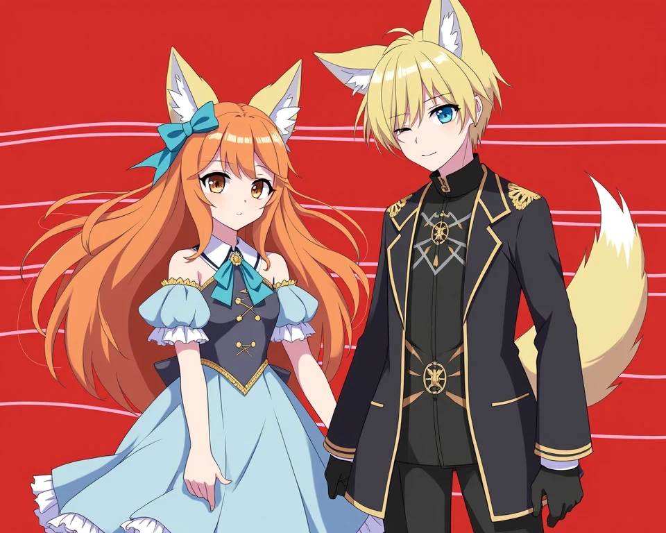 Tanabata A pair of black-haired men and women Orihime and Hikoboshi A starry sky