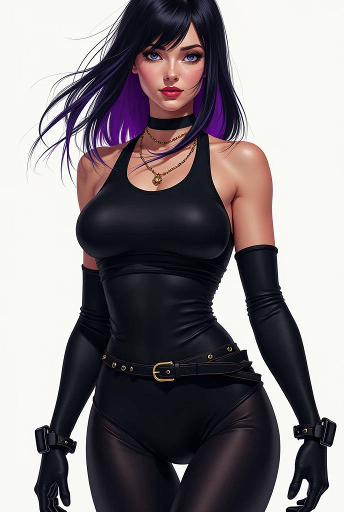 close up 1girl in, 20years, Solo, Aesthetic artwork, long dark blue hair, thick dark blue hair, light blue eyes, clear skin, pale skin, massive breasts, DD-Cup, cleavage, fit body, (round hips, thin waist: 1.25), (Sirius face, dark lipstick, mischievous smile:1.1), key necklace, (wearing leather corset purple, bare shoulders, leather pants:1.1), (action shot, laying down:1.25), (chains and whips in background, dark dungeon, cage bars:1.13), 4k textures, dark light, RAW intricate, elegant, highly detailed, sharp focus, ((((cinematic look)))), insane details, intricate details, hyperdetailed, low contrast, hard cinematic light, dim colors, exposure blend, hdr, faded