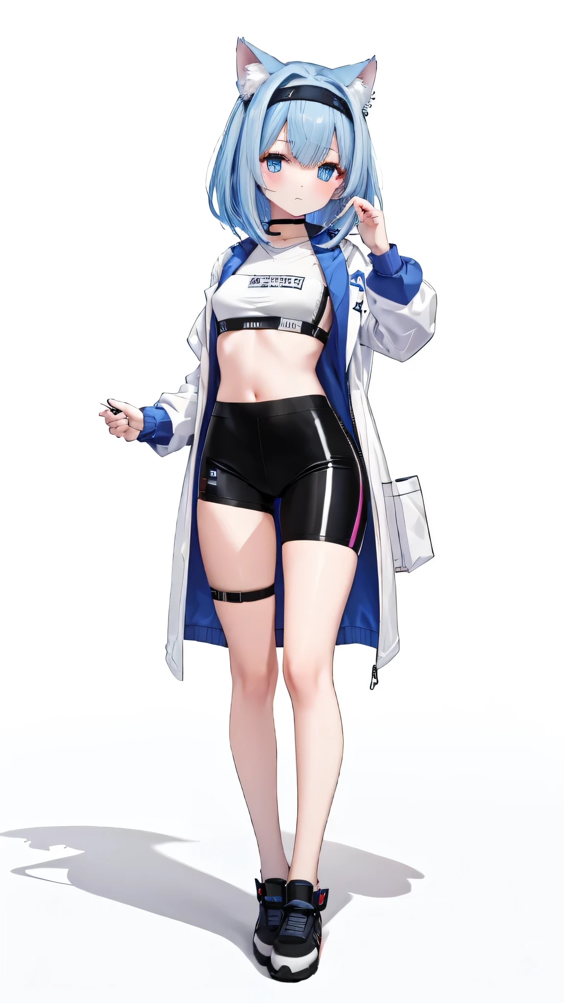 Sexy latex 4k scientist woman