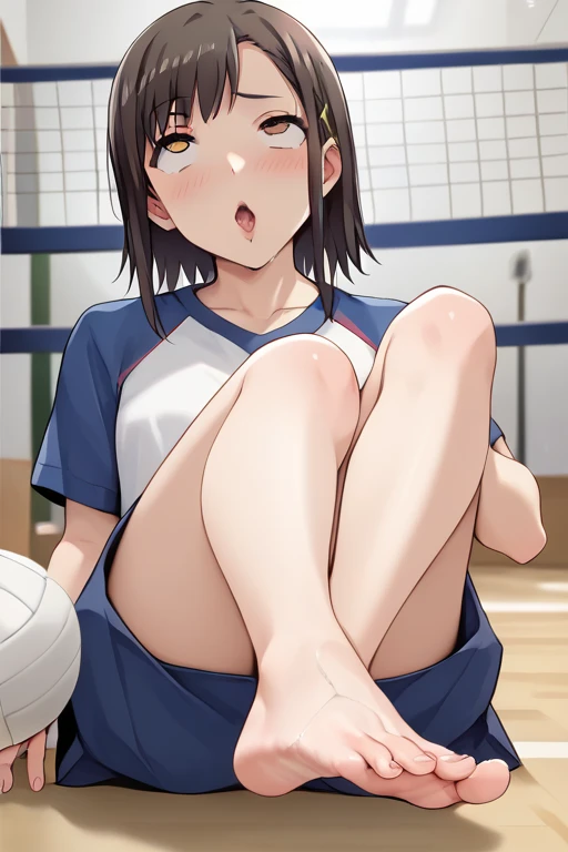 8k, super detail,masterquality,4k,nsfw,nude,poor body low height girl in basketball uniform,twintail girl,nsfw1.9, pussy on sperm ,get down on all fours