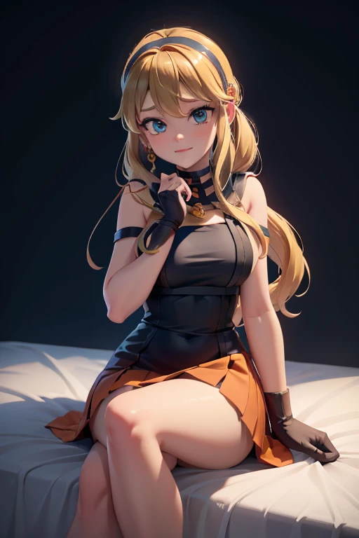 young cute anime girl, no pants, extra-long t-shirt, no bottoms, slender legs, high res, blonde hair, intricate details, long eyelashes, straight hair, long hair, beautiful, happy, smiling, joyful, beautiful face, perfect face, perfect eyes, beautiful eyes, very detailed eyes,