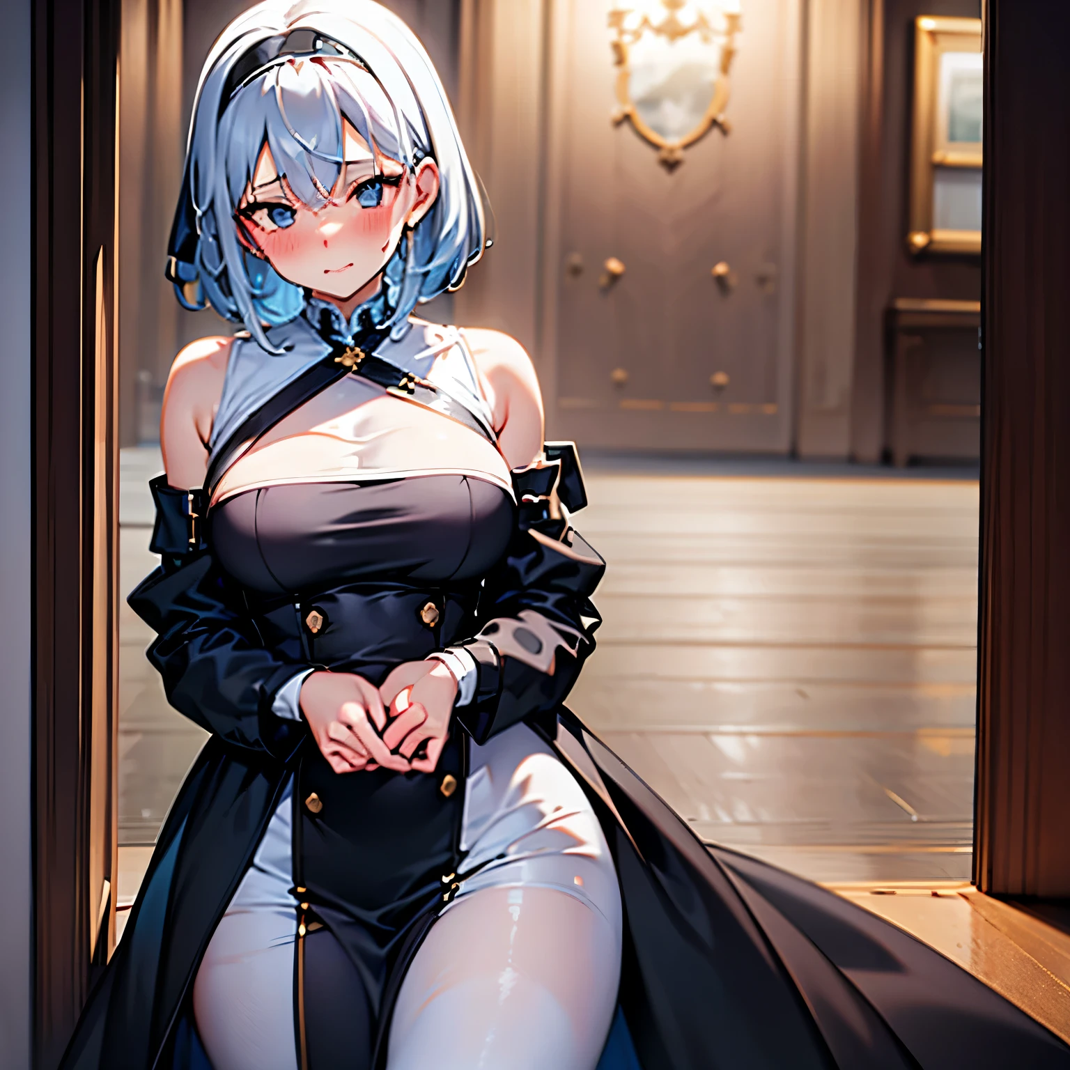 ((masterpiece、Super detailed、intricate details、high quality、distinct、An illustration))、girl 、18-year-old、150cm、40 km、C cup、Magical girl、thin、slim body、short hair、shortcut、bdsm（（（spider websに掛かった少女、arms outstretched、Both arms are tied、Sticking、whole bodyを縛られている、silver hair、platinum、slave、Shyness）））torn leotard、Thin leotard、Sheer frills、beautifully、risky、See-through、cleavage exposed、first round、first roundを引っ張られてる、whole body、Overall view、spider webs、巨大なspider webs