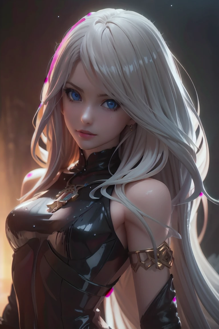 Close-up, girl, leather chest top, fair and delicate skin, open waist, coat tied to waist, leather shorts, leg loops, bright eyes, thin waist, perfect body, (dynamic pose), split, leg details full, (hands supporting the wall), (a word horse), (long white hair), eye details full, bright eyes, blue eyes, extreme details, detailed engraving of the picture part, detailed portrayal of hair, highest quality, highest resolution, maximum precision accurate perfect human body structure, detailed portrayal of hands, perfect arms, Perfect fingers, skin texture, detailed portrayal background, depth of field, light and shadow, ultra-real, ultra-realistic, face shadow, clothes folds, clothes texture enhancement, delicate and beautiful eyes, eye highlights, perfect face, smooth skin, complex, 8K, high quality,