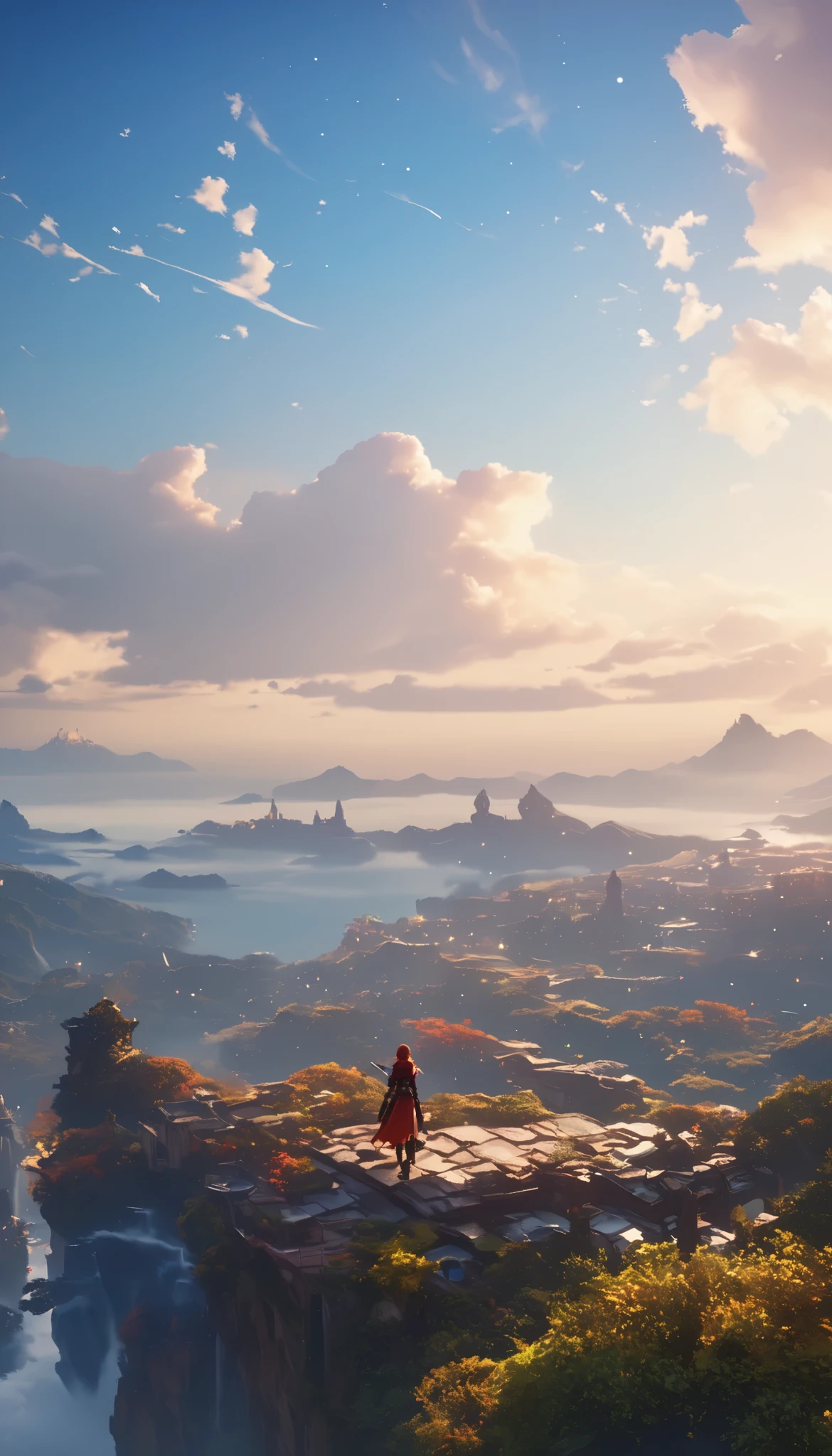 (8k, top quality, Masterpiece , Final Fantasy Style: 1.2),Atmospheric perspective, 8K, Very detailed, Accurate, Highest quality, masterpiece,タロットカード, エルフ