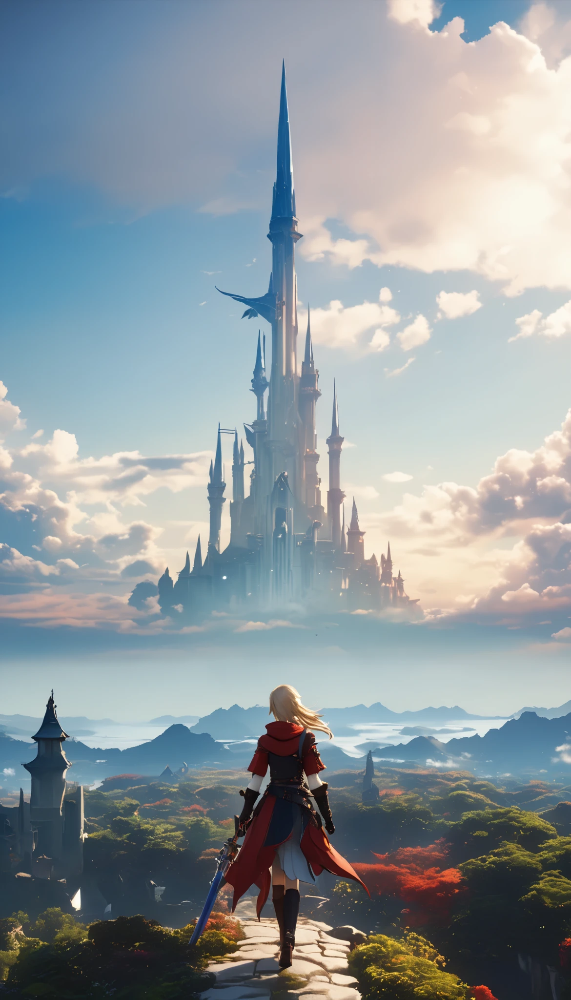 (8k, top quality, Masterpiece , Final Fantasy Style: 1.2),Atmospheric perspective, 8K, Very detailed, Accurate, Highest quality, masterpiece,タロットカード, エルフ