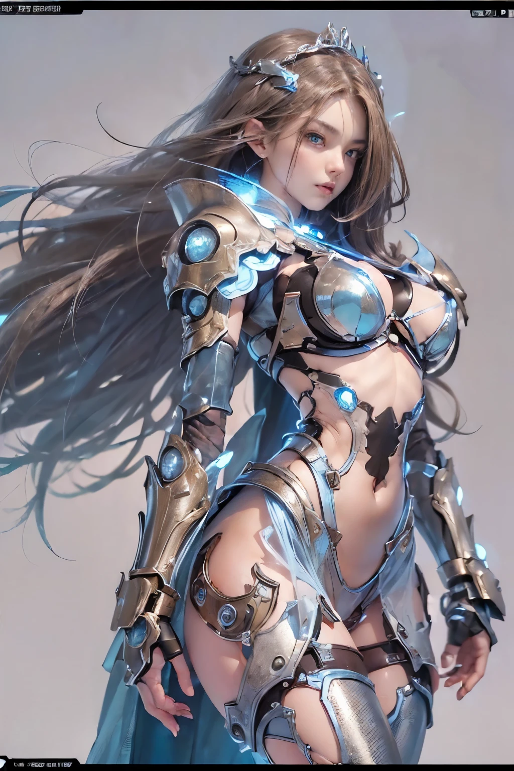 (RAW image quality:1.4), (NSfW), ((1 female:1.4)), alone, , 8 heads and bodies, (cute face), (Beautiful eyes that shine blue:1.4), (ideal body proportions), (Android with mechanized left leg and left arm:1.4), (platinum metal machinery), length , chest fantasy, cleavage, big breasts, (Underboo Boo:1.4), magic effect, ((Tiny transparent thin costume:1.4)), (((raw skin exposed:1.4))), (((exposure of the lower abdomen:1.4))), (Costumes that dig into the crotch), (brown pubic hair:1.4), (has a large sword:1.4), , strong wind, The clothes are transparent, Wet, short hair, black hair, , Slender, small ass, beautiful feet, thin legs, surrealism, cinematic lighting, Depth of the bounds written, one person&#39;s perspective, f/1.8, 135mm, nffsw, battle pose, table top, Accurate, ((anatomically correct)), rough skin, Super detailed, advanced details, high quality, award-winning, 最high quality, High resolution, 8k