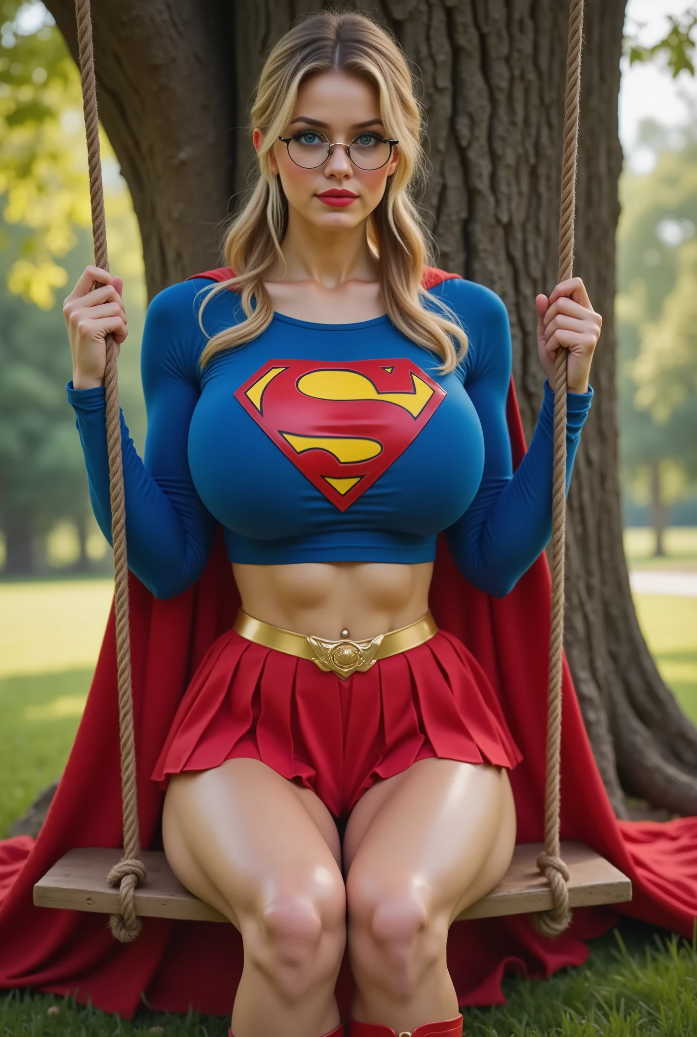 (8k、Highest quality、masterpiece:1.2)、(Realism、Photorealistic:1.37)、Ultra high definition、(Highest quality)、(masterpiece)、Supergirl、(Perfect Body、Perfect fit、Perfect Thighs)、(((Supergirlスーツを着ている、skirt、Damaged、Tattered clothes、Too much exposure、Torn clothes、引き裂かれたskirt、ボロボロのskirt、Bare thighs、 Exposed arms、Cleavage、Beautiful breasts)))、Long Hair、Long Hair、Blonde、Golden hair、Full body photo、Full Shot、Spread your legs、Raise both hands up、(((The background is a prison、Both hands are tied in chains、Chained feet、Body bound with chains、Being hugged from behind by a man、A man hugs me from behind、Being forced to have sex with a man、A penis stuck in his crotch、Being raped by a man、A man's hands fondling my breasts、A man is pressing his crotch against her waist、A man's hands are clutching his chest、A man's hand is grabbing his arm、Male hands grabbing both arms、Being groped all over the body by a man、Male hands touching the whole body、Trying to escape、On all fours、On all foursの目))),(Open your mouth、Scream、painでうめき声をあげる, painを感じ, Flowing Tears:1.5), pain, I'm in pain and crying、A meat stick is stuck in his crotch、