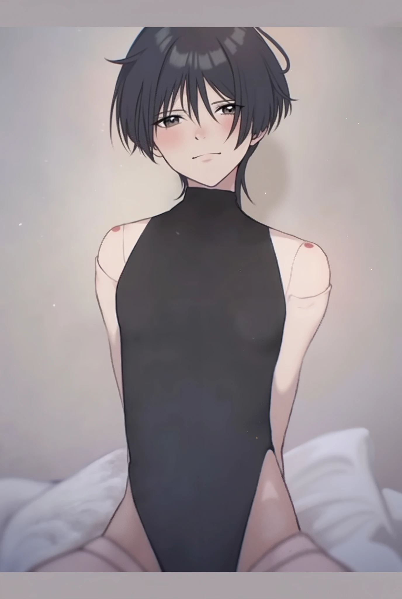 (high resolution,work of art:1.2),whole body,Skinny boy:0.5 in sex with tall and domineering lover, femdom:1.8, ((confident woman:1.5, gender role reversal:1.2, hungover girl on boy, (( girl acting as boy:1.2, boy acting as girl:1.6, boy wants to be fucked by his lover )), straddle vertical reverso:1.2, penis , exclude)). (cinematic lighting)