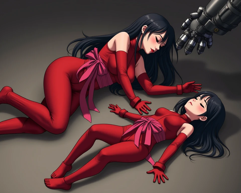 Lying down on belly, bodysuit,butt,