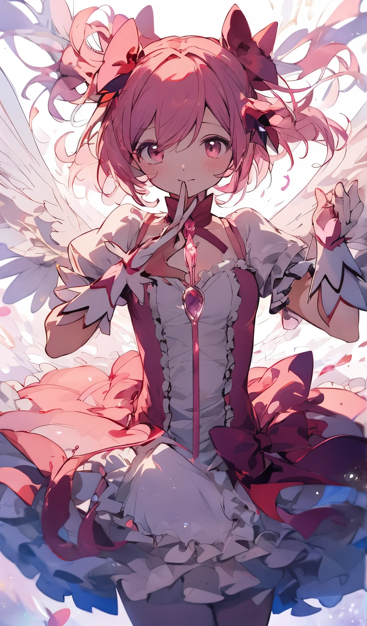 Madoka Kaname、 natural pose、Magical Girl Costumes、