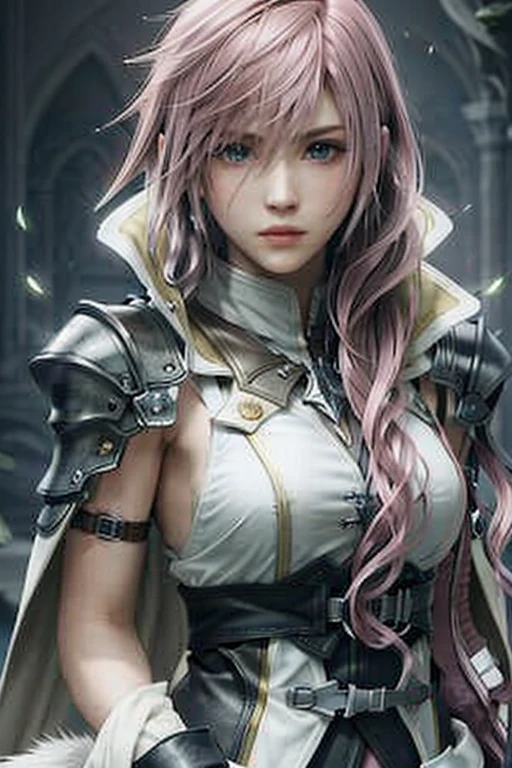 Anime girl with pink hair holding a sword in front of a dark background, Extremely detailed Artgerm, Portrait of the Knights of the Zodiac, Anime Art Wallpaper 4K, Anime Art Wallpaper 4K, anime art wallpaper 8 k, Detailed digital anime art, Anime Wallpaper 4K, Anime Wallpaper 4K, Anime style 4K, Bad guy anime 8k, Large Breasts,Full breasts,Golden Ratio Graphics,Perfect body,Ultra wide-angle shooting,full-body shot,Look at the audience,Wearing a tulle bikini