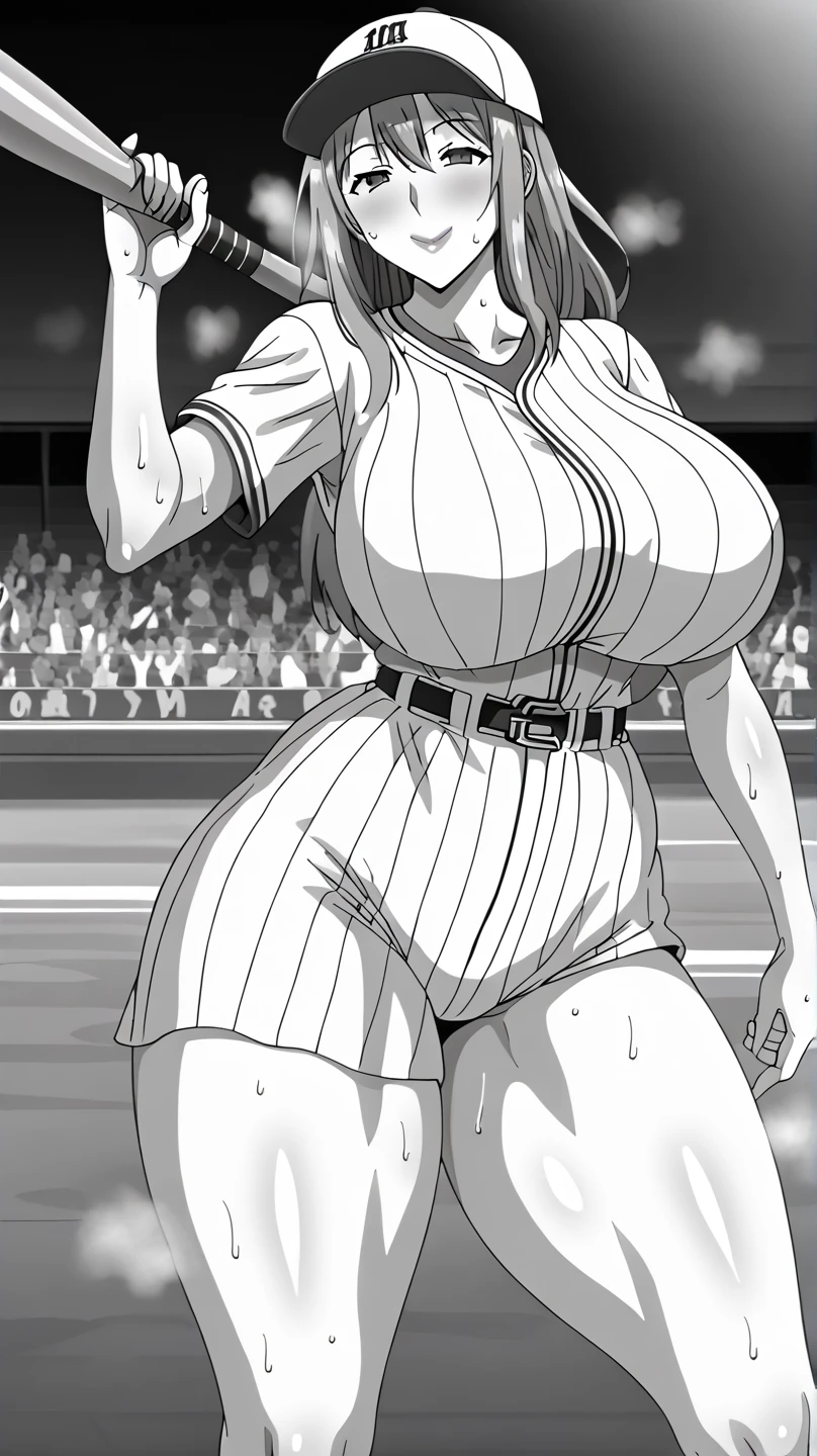 ((Masterpiece, top quality, high resolution)), ((highly detailed CG unified 8K wallpaper)), (huge stunning goddess shot, very hot and sexy, jaw-dropping beauty, perfect proportions, beautiful body, slim body beauty:1.3), female baseball player throwing a ball on a field, female baseball player, Detailed faces and hands, dynamic pictures, baseball action, futanari, huge long penis nsfw