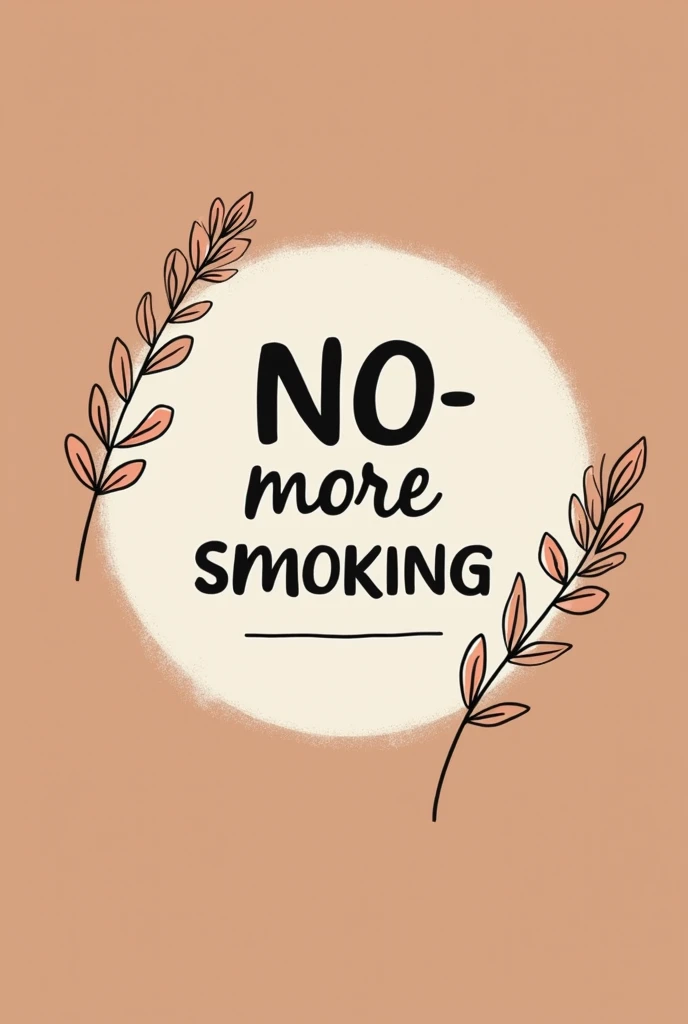 Graphic typography design quotes "
Smoking allowed on white background