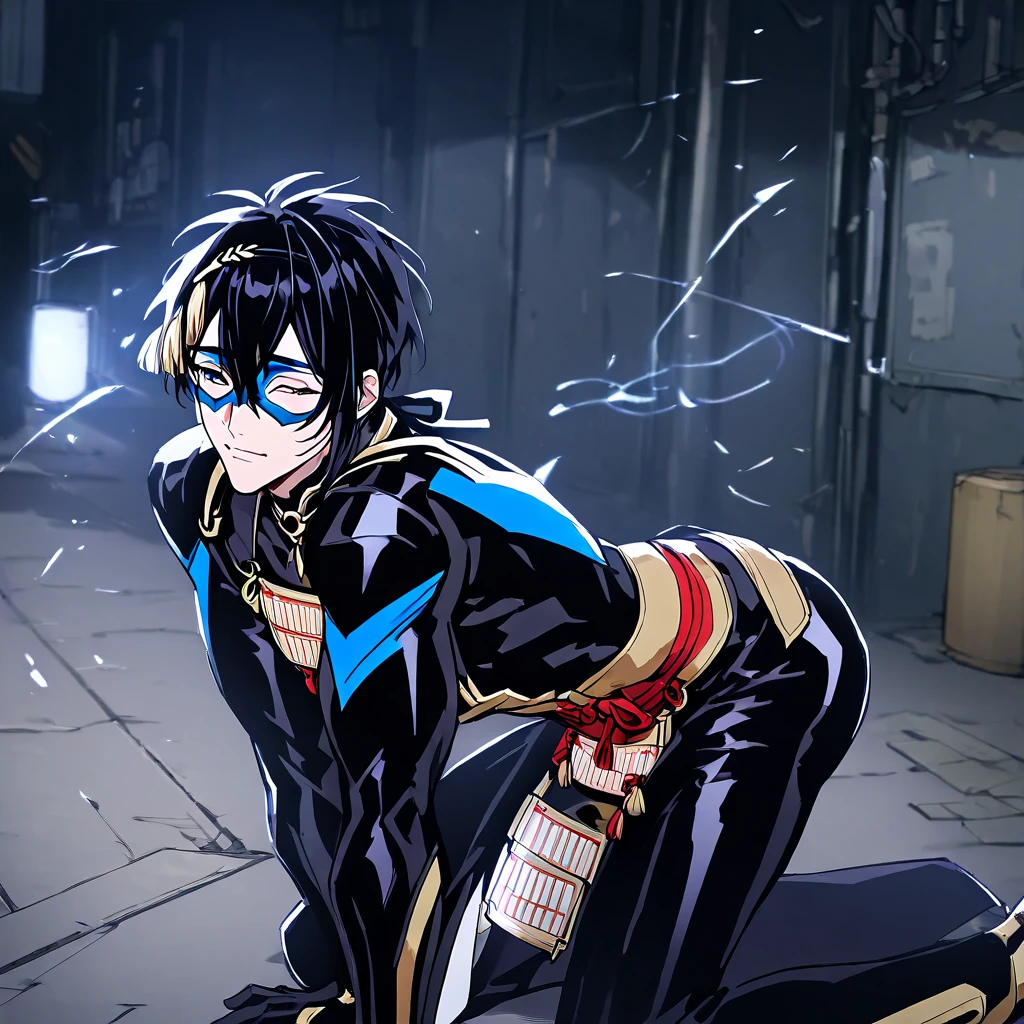 ((((Black dog with mouth wide open、trying to give a blow job))))