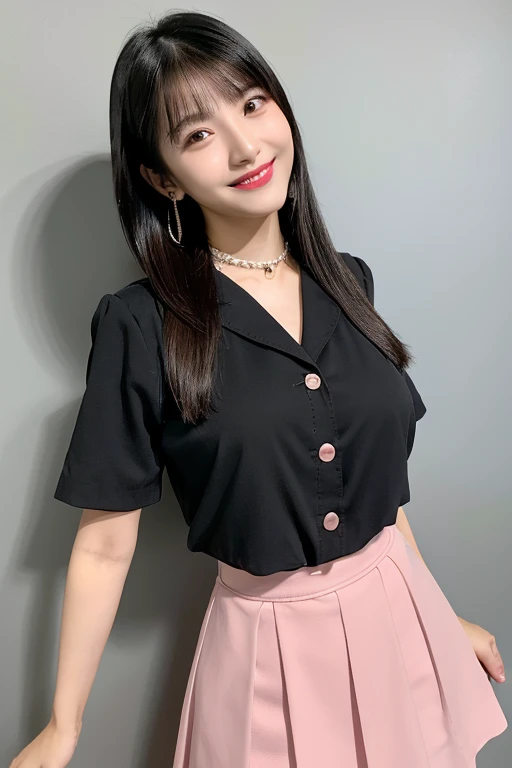 Unbelievably beautiful woman, (smoky eye makeup:0.85), (Have vaginal sex, insert it in your pussy:1.2), 15 years old, Neat face, a baby face, Happy face, Tie and skirt, pony tail, (Best Quality, 8K, master piece :1.3), Lovely smile, emotional, (gleaming skin, Shiny hair:1.4), Indoor, master piece, Best Quality, (Ultra-detailed),