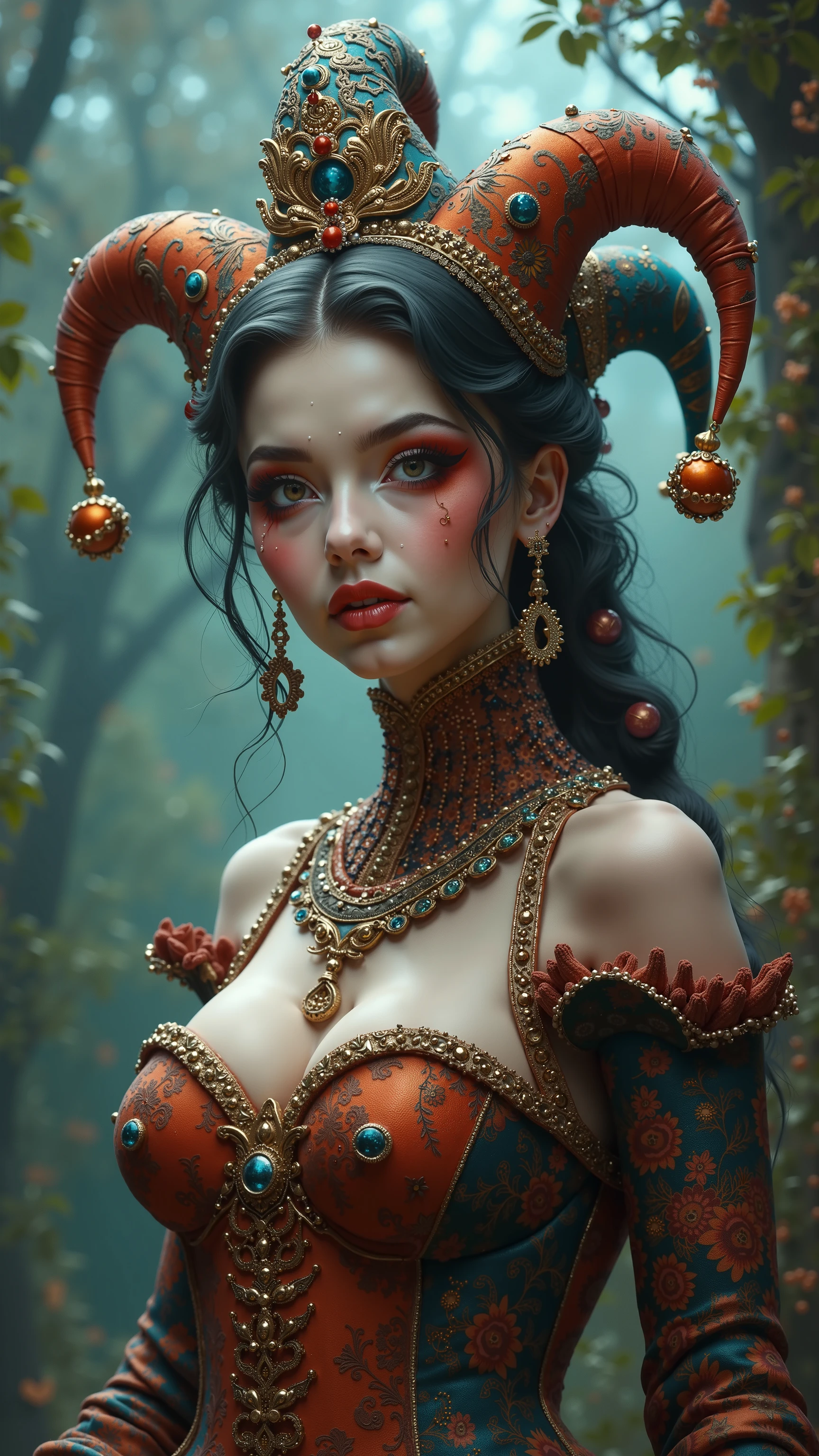 Beautiful Alluring Female Baroque Porcelain Automaton Rihanna, Porcelain Skin, Gothic Theme, Baroque Theme, Bare Skin, Beautiful D&D Character Portrait, Beautiful Fantasy, Detailed, Digital Art, Extreme Detail, Polished, Beautiful, Hyperdetailed, Intricate, Elaborate, Meticulous, Anime Character, Detailed, Anime Face, Sharp Focus, Unreal Engine, 3d Rendered, Volumetric Lighting, Reflections, Glossy, Digital Illustration, Sensual Pose, Suggestive Pose, Full Body Shot, Lewd, naked, vissible , anatomically correct 💖❤💕💋❣