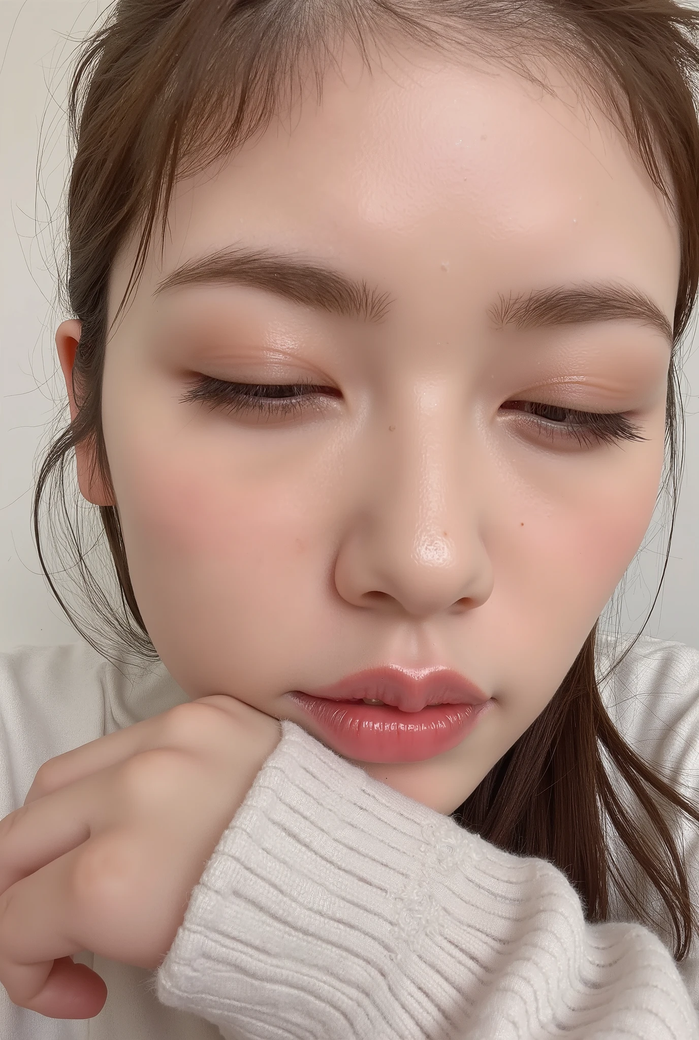 (Realistic:1.3、Ultra HD、Ultra-high resolution、8K、Female Japanese Housewife、In the bedroom、男の股ぐらでBlowjobチオをするMature Woman:1.5、At the bed)、((Look Viewer:1.8))、(Extremely realistic skin texture:1.4)、(Realistic:1.3)、short hair、((Embarrassed expression:1.5))、(blonde:1.5)、48-year-old woman、Mature Woman、Ponytail Hairstyles、(Brown eyes:1.3)、(Face close-up:1.48)、(Sweaty:1.2)、(Nipplesを見せる)、((衣服から突き出たNipples,))、dress、美しいNipples、Nipples、(Shooting from the side:1.1)、Drooling、((Blowjobチオ:1.6、Blowjob、Cum in mouth、Bukkake))