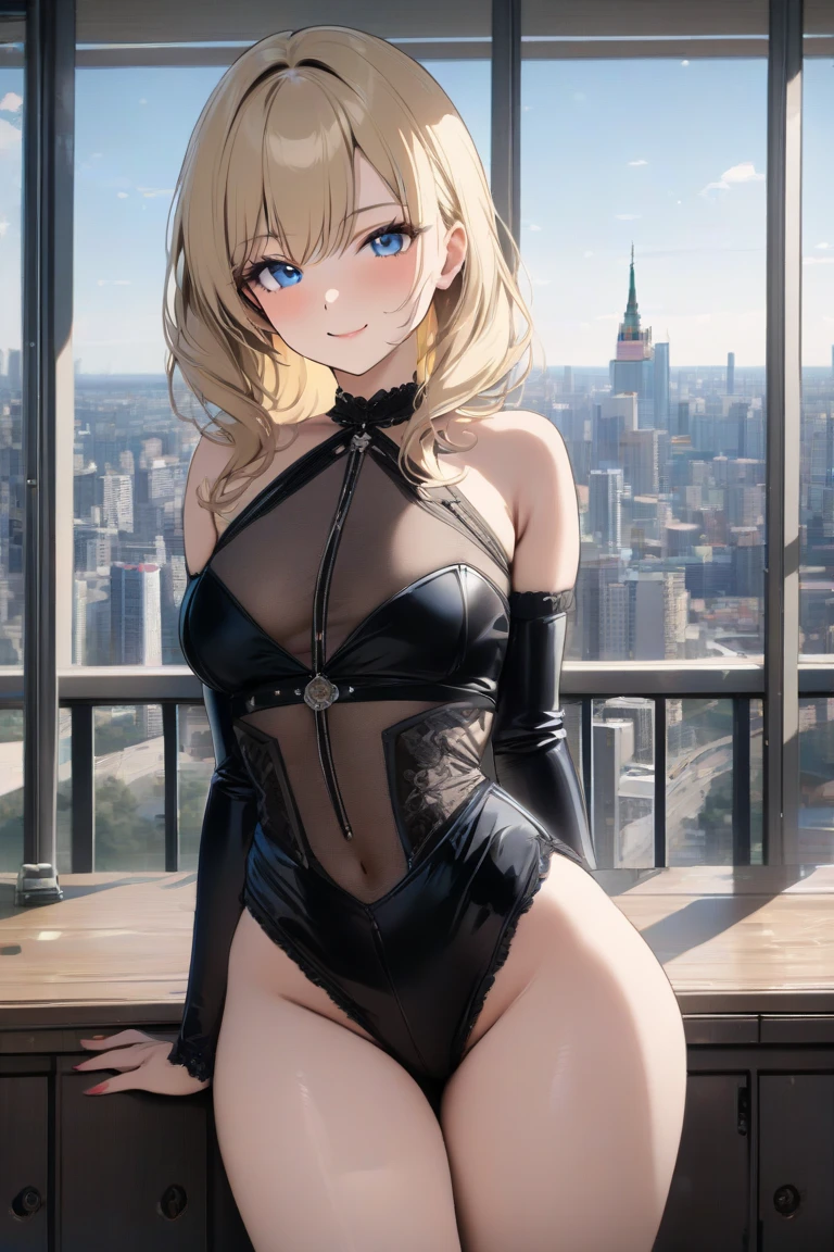 masterpiece,(bestquality),highlydetailed,ultra-detailed,pale,sexy, curvaceous figure, (blonde hair), alluring blue eyes, mischievous smile, (black leather catsuit), (mysterious mask), (glowing red heels), (dangling diamond earrings), (silk gloves), (luxurious jewelry), (nighttime), rooftop chase, stealthy movements, (gleaming silver lock-picking tools), (flickering streetlight), (city skyline), hidden in the shadows, (bright moonlight), (shimmering golden necklace), (diamond-encrusted tiara), (glistening silver handcuffs), (elaborate heist plan), (precision tools), (sleek and silent getaway car)