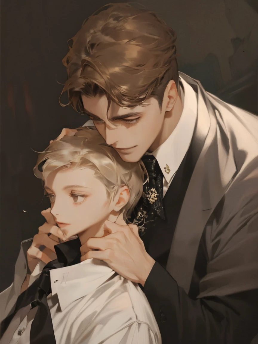 a drawing of a man and woman holding a baby, ruan jia and joao ruas, by jeonseok lee, realistic proportions!!, high quality fanart, growth of a couple, highly detailed exquisite fanart, by Shingei, concept art of love, realistic proportions sfw, by Kim Eung-hwan, realistic proportions, by Kim Deuk-sin, official illustration