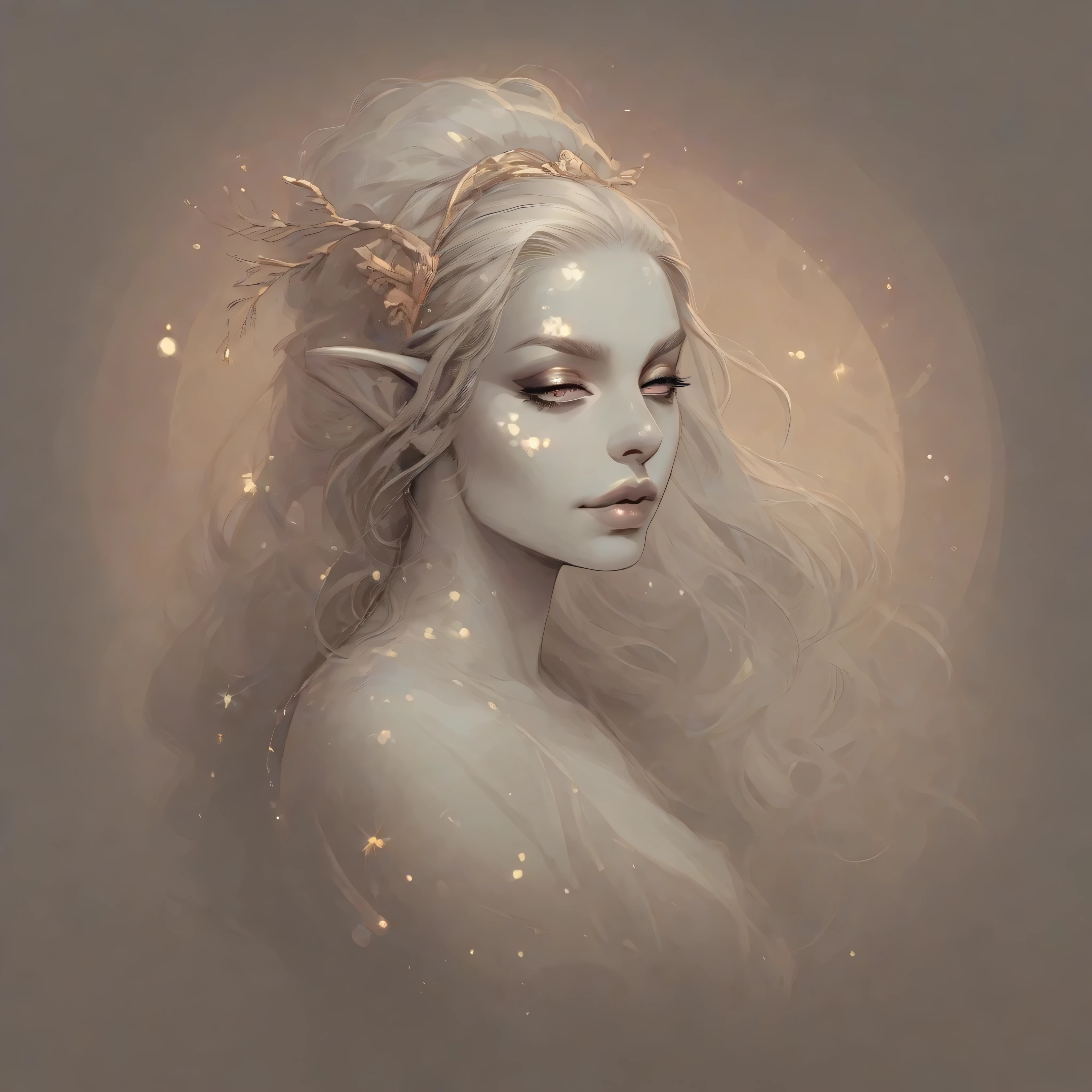 Sexual creature. Ancient Sex Djinn. Intricate psychedelic skin. Beautiful appearance. dnd character. dnd.