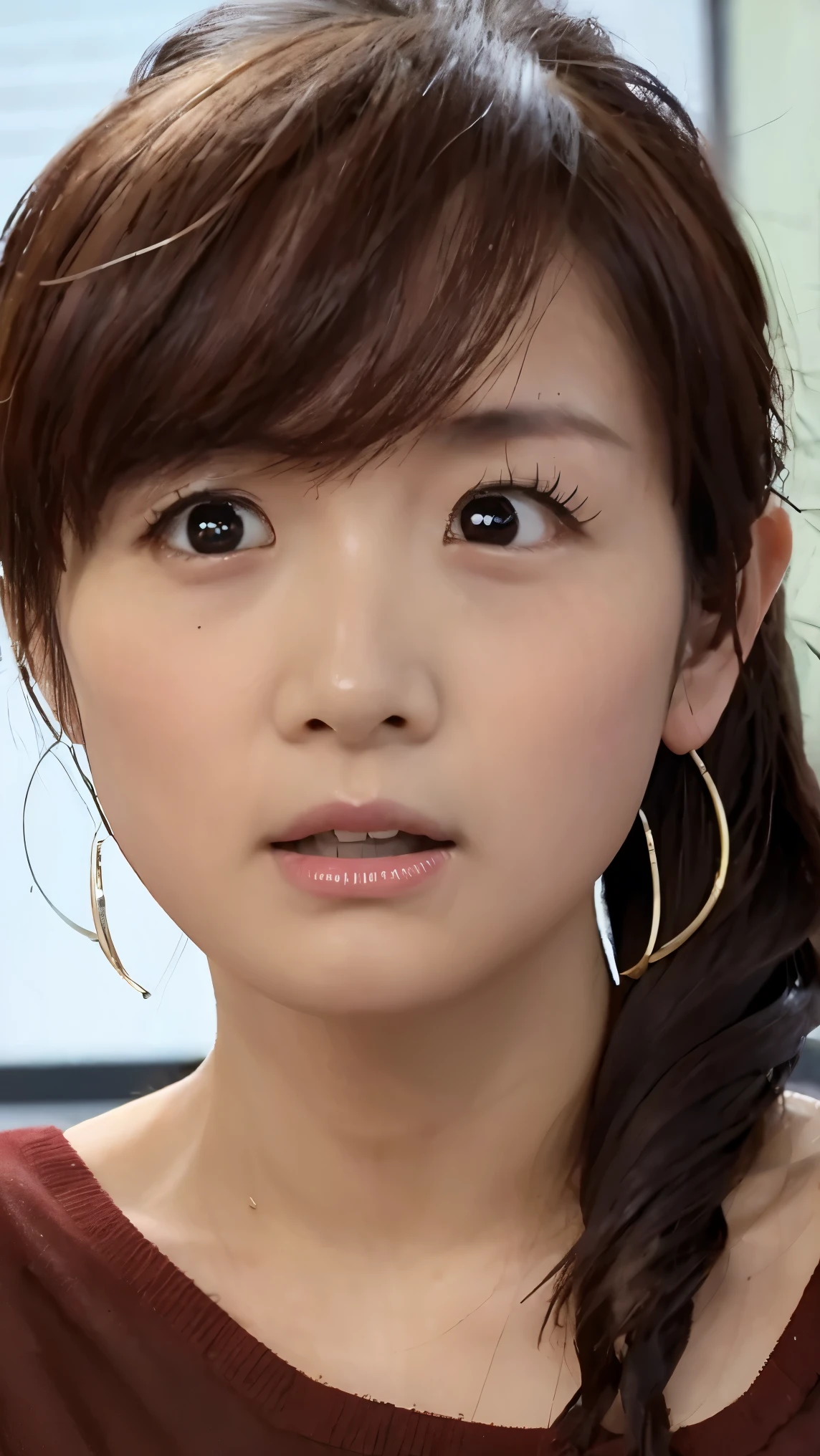  serious expression、