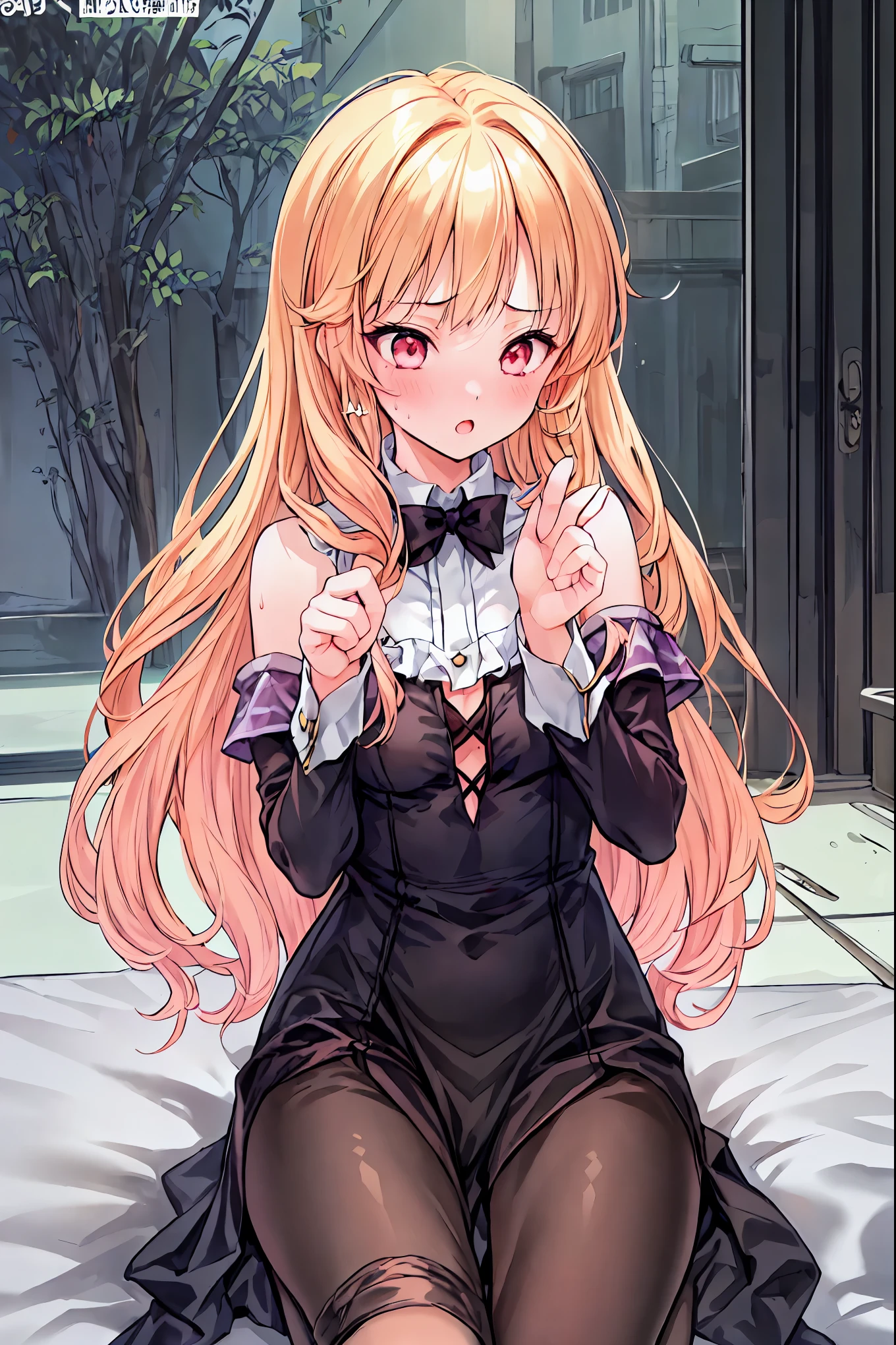 Perfect human body、1 girl、NSFW, ((street)), (very highly detailed background), (((Very wide open mouth，Stick out your tongue))), ，鎖骨,Oversized chest， Convex milk，((woman with fever)), ((perspiring,steamy,Upper grades))), 、mini-skirts、Showing underwear，((The expression of coloce flushed),