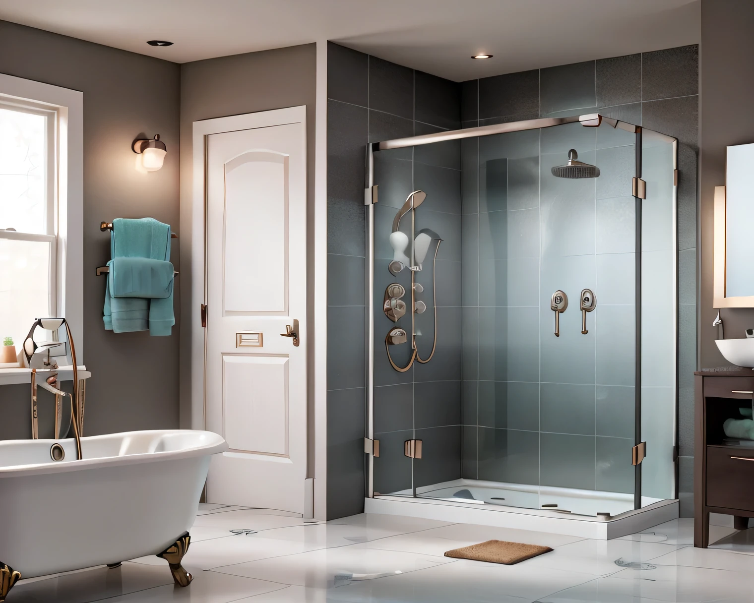### Project Overview:
- **Objective:** Design a modern bathroom with a neutral color palette, focusing on a walk-in shower as the primary feature.
- **Key Features:**
- Walk-in shower with potential steam shower functionality.
- Utilization of existing shower components (six jet sprayers, shower spout).
- Consideration of slab materials for a seamless, grout-free look.
- Open walls and floors allow for plumbing adjustments if necessary.
### Designer Requirements:
- **Expertise:** Modern interior design, particularly in bathrooms.
- **Skills:**
- Proficiency in 3D rendering software (SketchUp, AutoCAD).
- Strong understanding of walk-in shower layouts and spa-like elements.
- Experience with neutral color schemes and material selection.
- **Deliverables:**
- Full design plan including layout and spatial optimization.
- 3D renderings of the proposed concept.
- Recommendations for materials, fixtures, and layout enhancements.
### Next Steps:
1. **Portfolio Review:** Request potential designers to include relevant portfolio pieces in their bid to ensure their style aligns with your vision.
2. **3D Renderings:** Ensure that the designer provides full 3D renderings to visualize the proposed design.
3. **Material Recommendations:** Discuss the use of slab materials and other options to achieve a seamless look.
### Additional Considerations:
- **Steam Shower:** Ensure the designer has experience with steam shower installations, including proper insulation and glass enclosures.
- **Existing Components:** Confirm that the designer can integrate existing shower components effectively or suggest better configurations.
By following these guidelines, you should be able to find a designer who can create a functional and aesthetically pleasing modern bathroom that meets your needs. Good luck with your project!