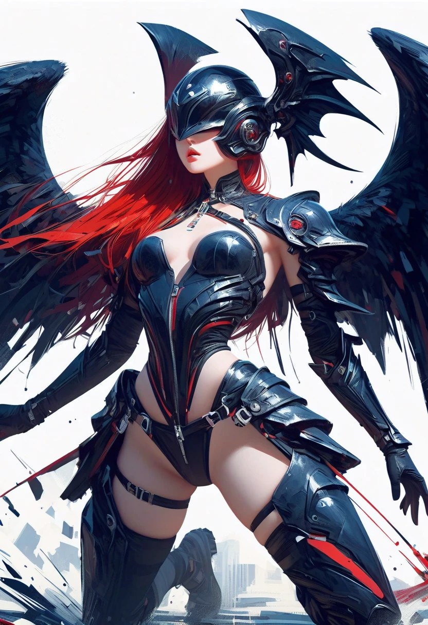 black,clair obscur, Raytracing, movie lights, Cowboy Shooting, 8K, Yes, Super Details, precise, best quality, award-winning, award-winning, A high resolution, masterpiece, high detailed,Guweiz on ArtStation Pixiv, Popular topics on artstation pixiv, 详细的Number概念艺术, author:Yang Jie, 2. 5D CGI Anime Fantasy-Kunstwerk,Ultra-High-Definition,8K ,realistic skin texture,clair obscur, Raytracing, movie lights, 8K, Yes, Super Details, precise, best quality, award-winning, award-winning, A high resolution, masterpiece, high detailed,in the snow,clearly,masterpiece, best quality, 8K, Number, 1 girl, alone, stand up, Hair Accessories, red eye, Heartless expression, Bloodstained mechanical parts, cable, cable, Error effect, frightening, Science-Fiction, futuristic, The background inside is darker, neon lights, Cyberpunk characters, surreal, Strange, disturbing, creepy, frightening, western metal,red eye,发black,black色長手套,One-piece pants,Spats,Emphasize your graceful figure,将整个身体包裹stand up,symbiont,((Growing up sexy)),Overalls,red eye,Giftbesitz,发black,black色長手套,One-piece pants,black色一件,Blutred eye,best quality, high resolution, super detailed, Vibrant texture, Maske, bangs,wear socks,tears,被black色粘液覆盖