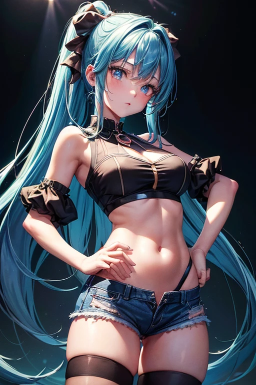 (best quality, highres:1.2), 1girl, beautiful detailed eyes, beautiful detailed lips, extremely detailed eyes and face, long eyelashes, medium:oil painting, vivid colors, HDR, studio lighting, ultra-fine painting, sharp focus, physically-based rendering, extreme detail description, portraits, curvy body, big breasts, perfect shape, showing armpit, facing viewer, sweaty, gorgeous, arms up, sleeveless latex bodysuit