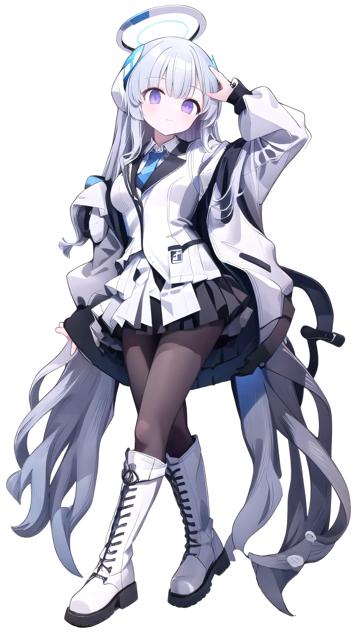 white lace-up boots,noa
noa-outfit