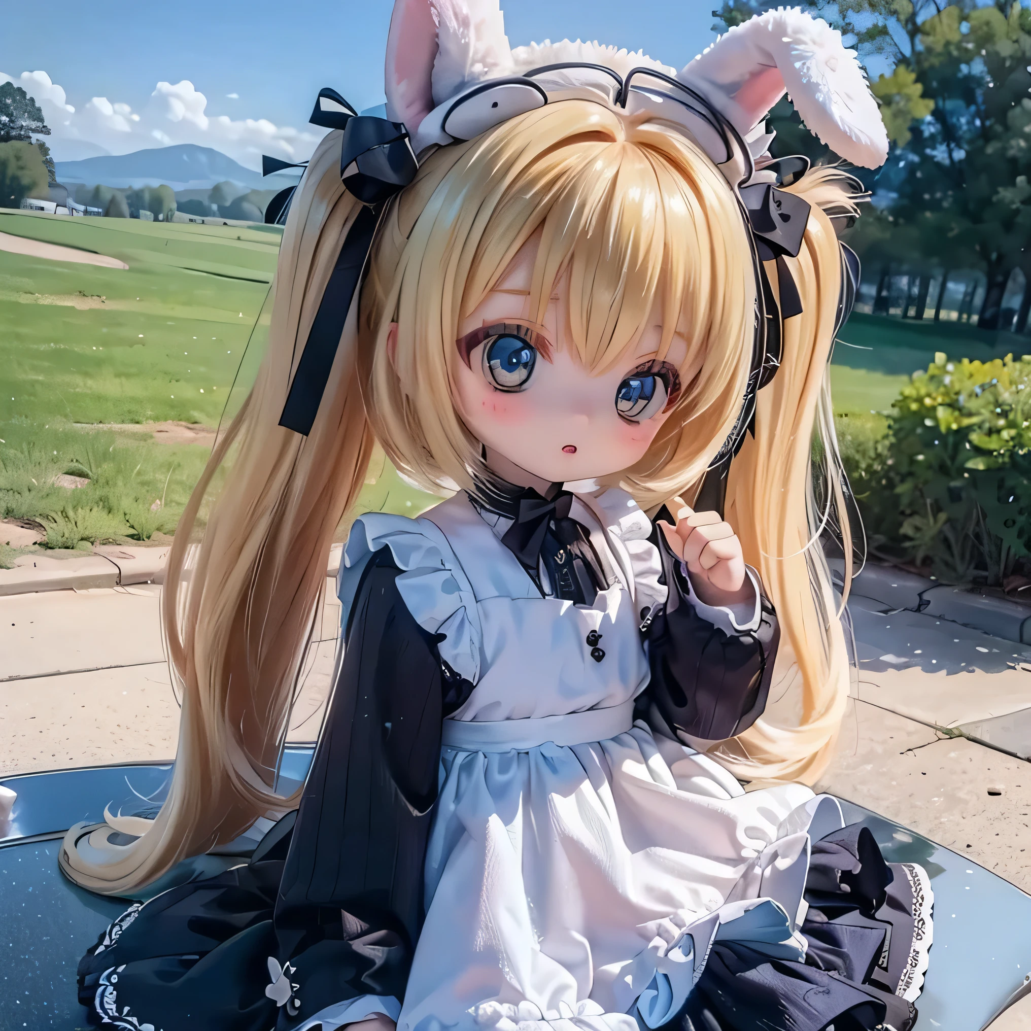 
    rabbit girl   、  Countryside Scenery Chibi 、    young girl、 gothic lolita clothes 