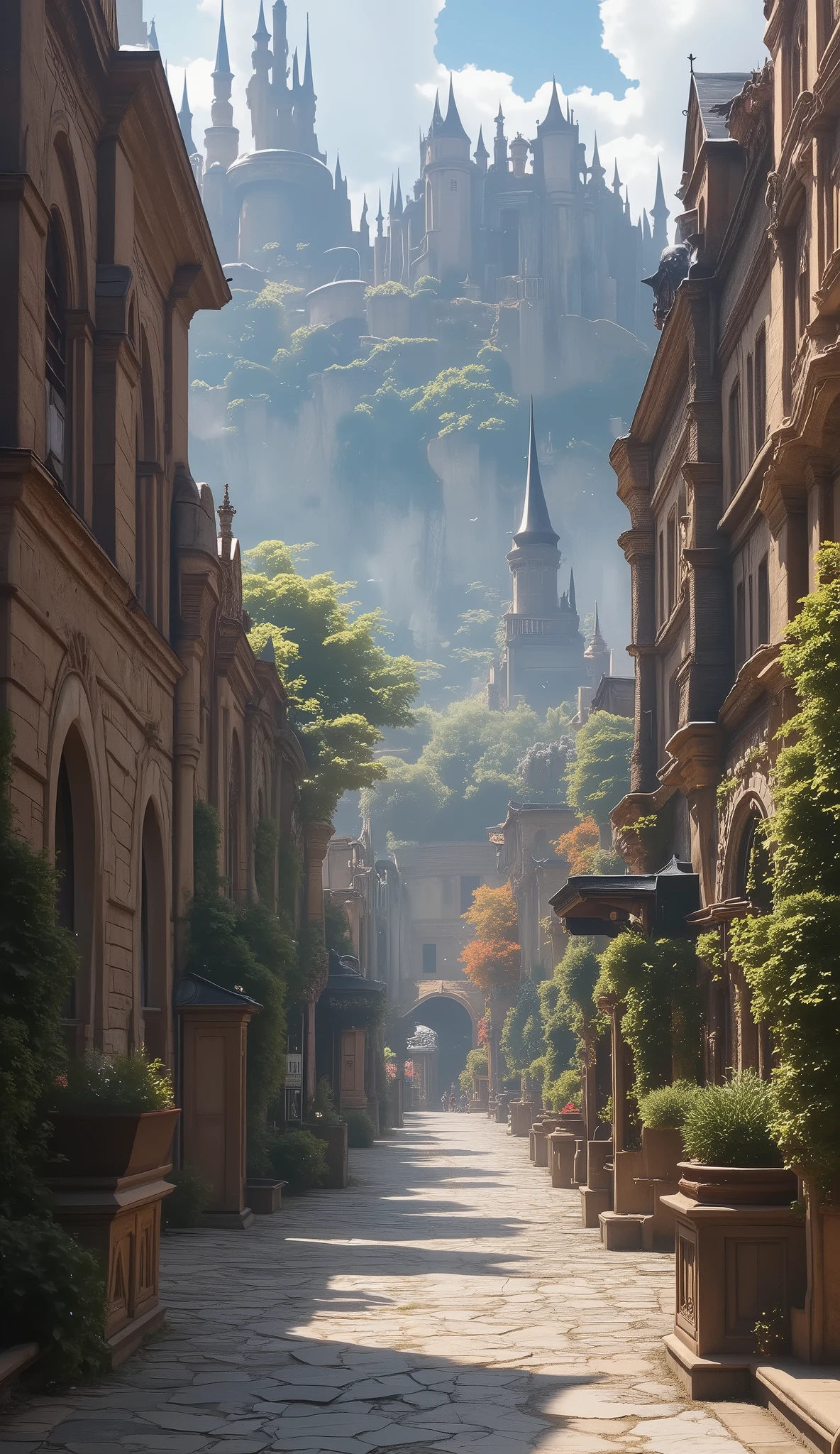 (8k,  top quality,  masterpiece ,   Final Fantasy Style : 1.2), Proximity Method, 8k,  very well detailed,  accurate,  top quality,  masterpiece,vision, Back view of an elf girl