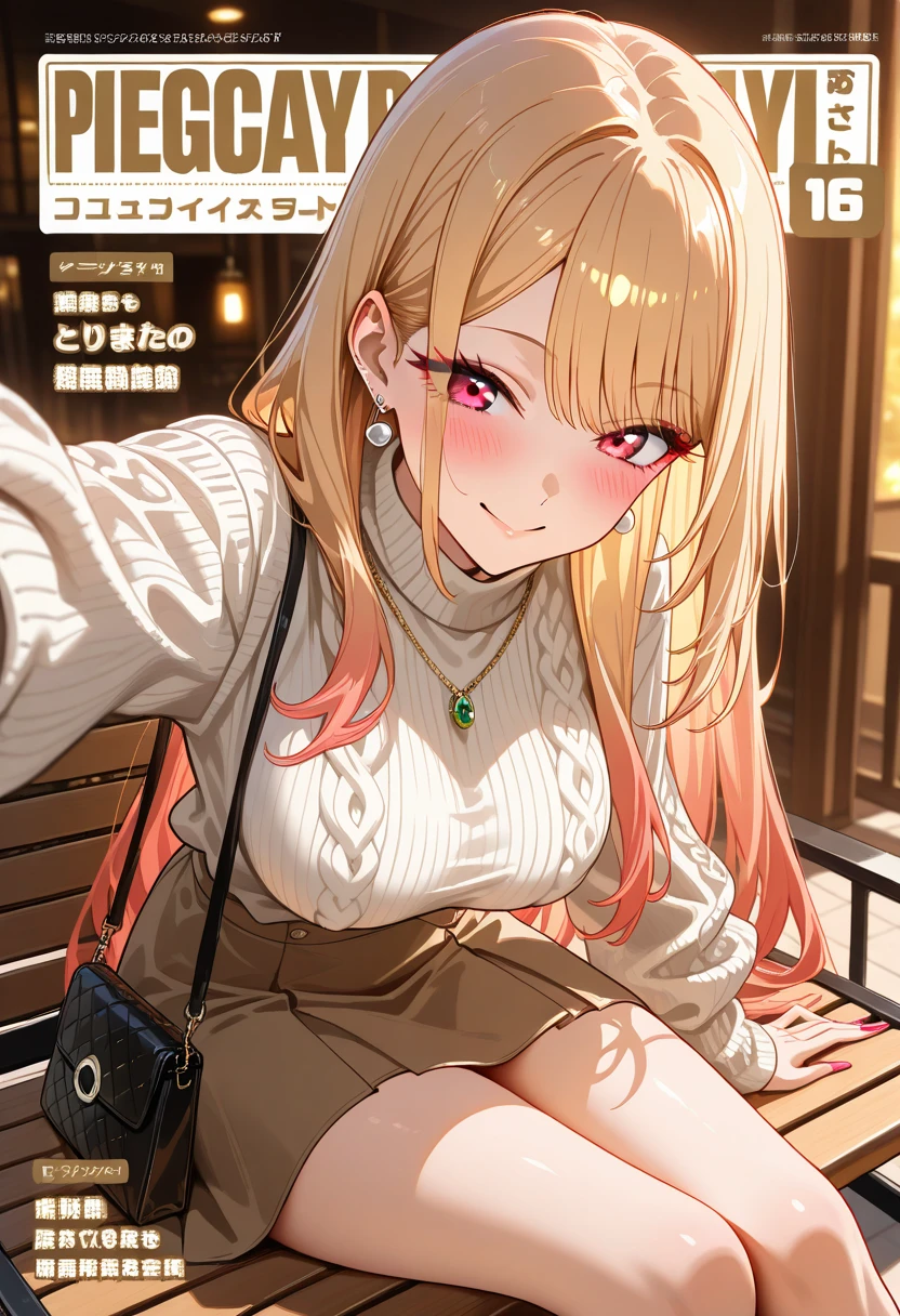 (((Pixel Perfect, Perfect detail))),
Kitagawa Marine SB,
1 girl, alone, teeth, Bright smile, Earrings,
Long Hair, Blonde, Red eyes, Colorful Hair, Black Ribbon, black collar,
Black shorts, White shirt, Off the shoulder, Tucked in shirt,
Permanently installed, Looking at the audience,
outdoor activities,(showing panties:1.3), skirt up, Spread your legs,White panties, a famous comic market in japan, many cosplayers, various cosplays