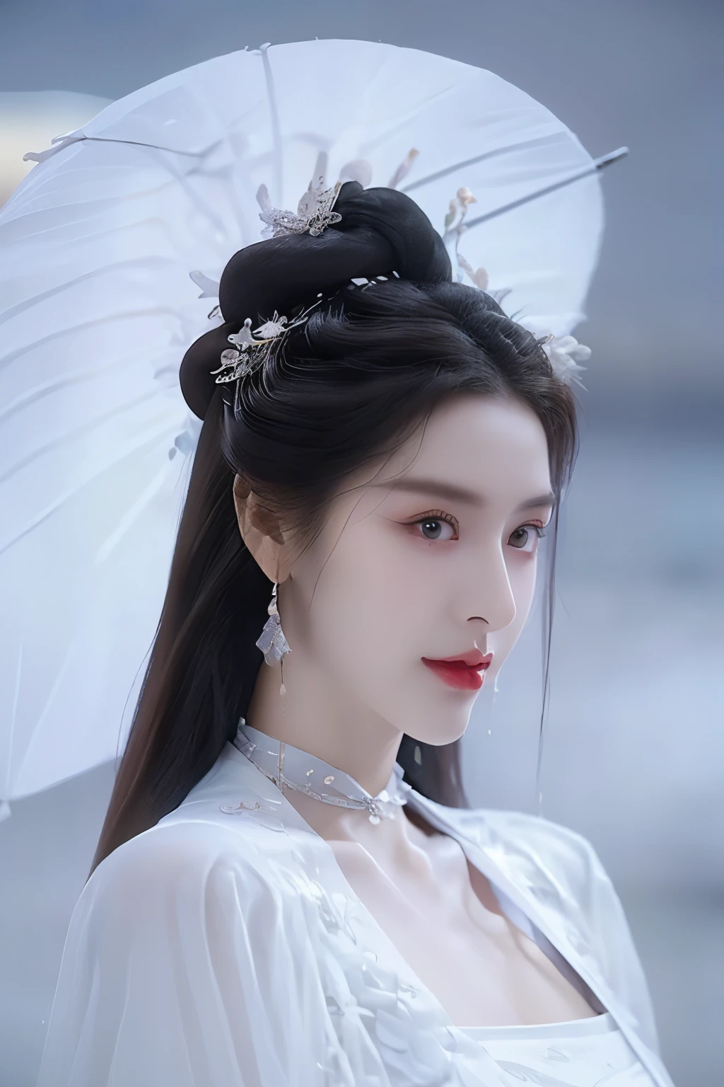 8k, Masterpiece, raw photos, best quality, realistic, Very detailed CG unity 8k wallpaper., depth of field, Cinema-grade lighting, lens flare, Ray tracing, (Very beautiful face, beautiful lips, beautiful eyes), A face with intricate details, ((Ultra-detailed skin), รูปถ่ายของสาวสวย 1 คนbest quality， Ultra high resolution， （realistically：1.4），cute hair clip，1 girl，long red hair,cropped sweater ，Beautiful woman with a slender figure:1.4, Pronounced abdomen:1.4, on the island,A particularly detailed face，Exquisite eyes，Double eyelids，choker necklace
