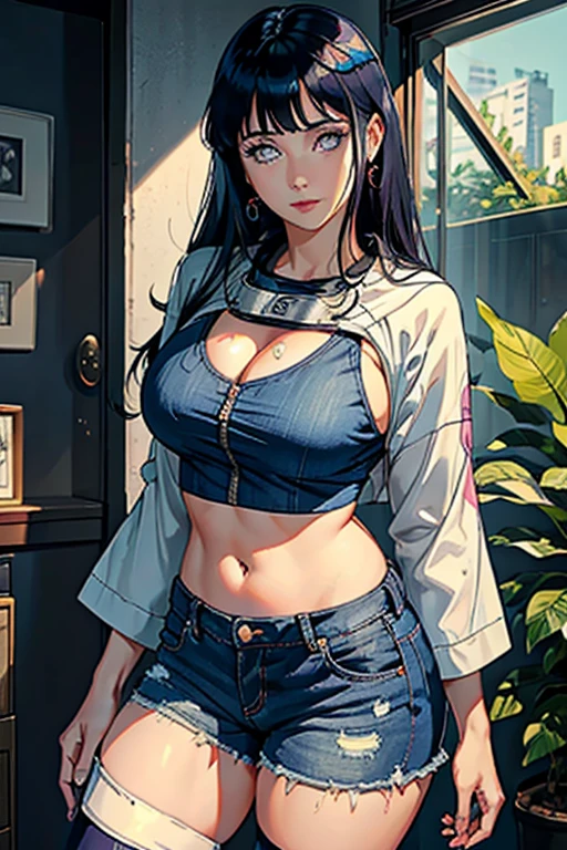 Nico Robin from One Piece wears a blue leather vest and a salmon sarong skirt
154 size breasts leaking from bikini
Sides of the bottom out of the jeans 