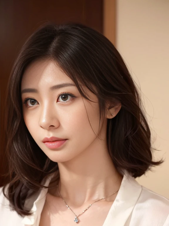 (masterpiece, highest quality, Realistic, High resolution, photograph, :1.3), Sharp focus, 1 Cute Japanese mature woman, 40 years old, Hot Model, gentle face, Highly detailed eyes and pupils, Realistic Skin, ((Voluptuous body:1.2)), ((big tits:1.2)), big ass, Neckline, Highly detailed hair, Delicate face, Sensual look, Bright lips, Chubby lips, Natural Lip, big thick thighs, ((V-neck knit sweater:1.2)), ((black lace pantie:1.2)), ((whole body shot)), looking at viewer, smile, ((from below)), (((Trendy hairstyles:1.2))), (((Inside the room, Stylish interior, window))), spread legs on sofa,