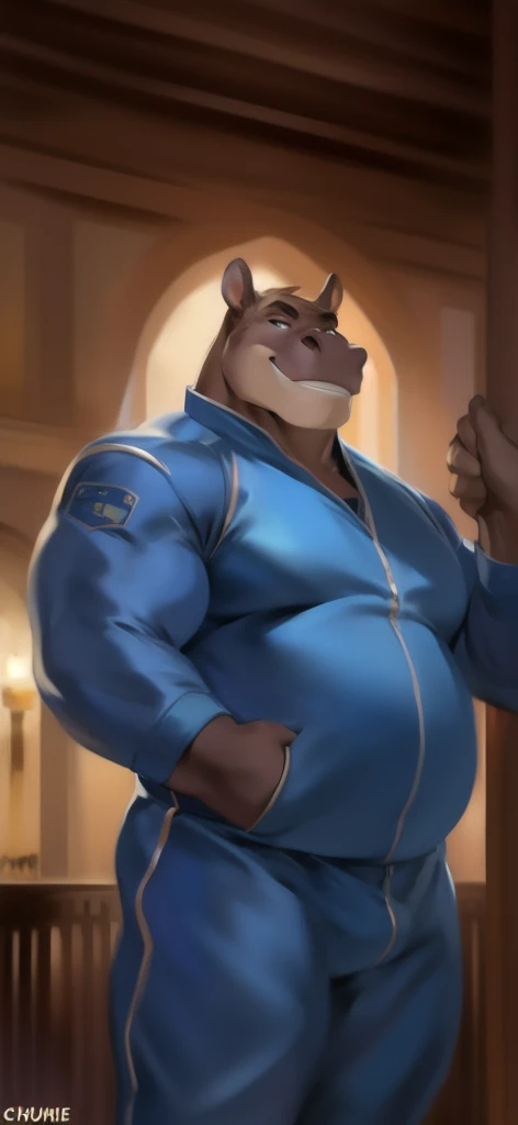 Solo, male (((retriever, muscular, white fur, white body, white fur, black eyebrows, black nose, blue eyes, folded ears, flustered expression, blush, ear piercing, ear ring, golden collar, gold cuffs, thin waist, underwear, big bulge))) standing, 5 fingers, tribal tent ((focus eyes, focus pupils, focus white body, focus white fur, focus 5 fingers, focus golden collar, focus underwear)) full body, perfect anatomy, adult character, by darkgem, by mystikfox61, by glitter trap boy